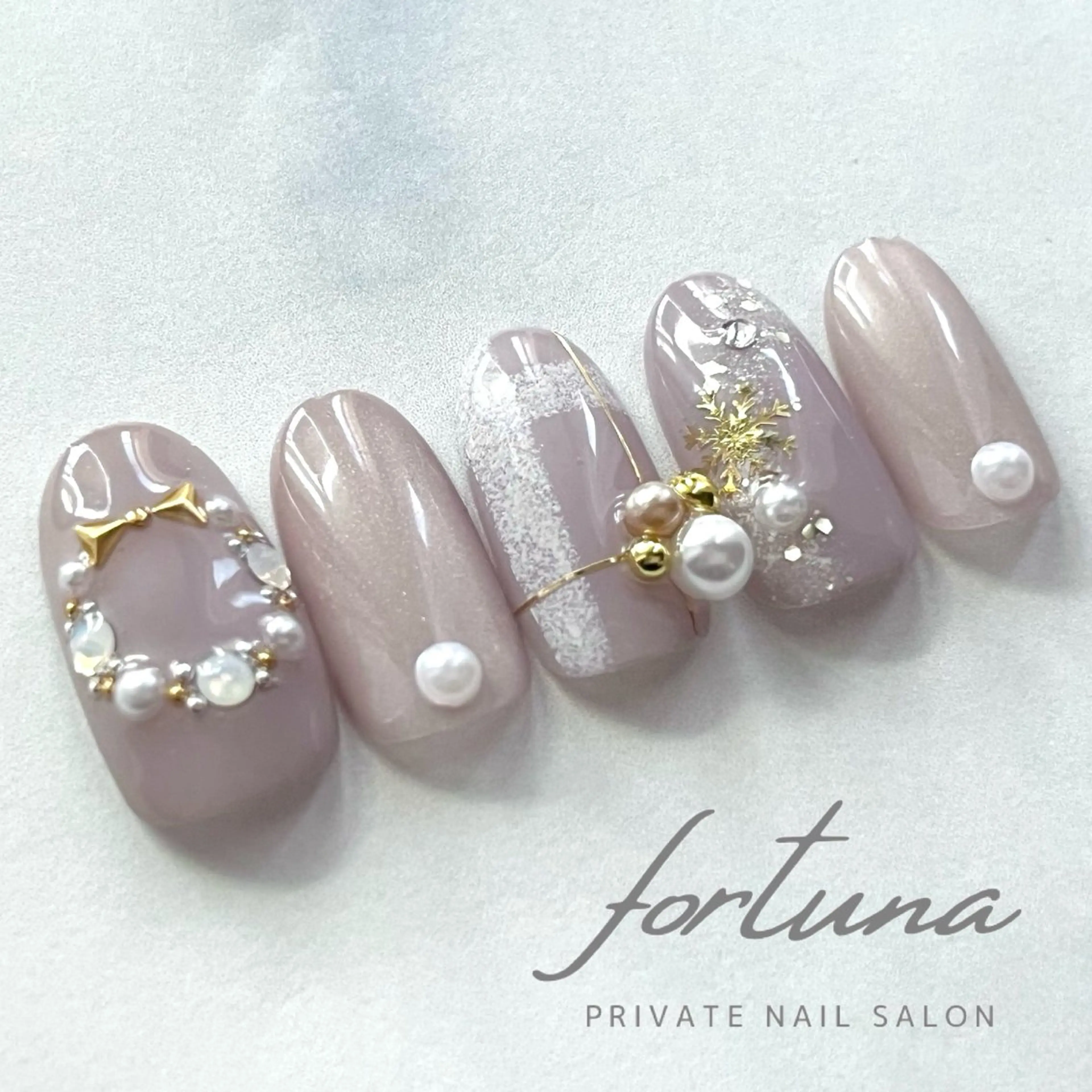 ネイル 冬ネイル クリスマス fortuna 武藤裕美のネイルデザイン