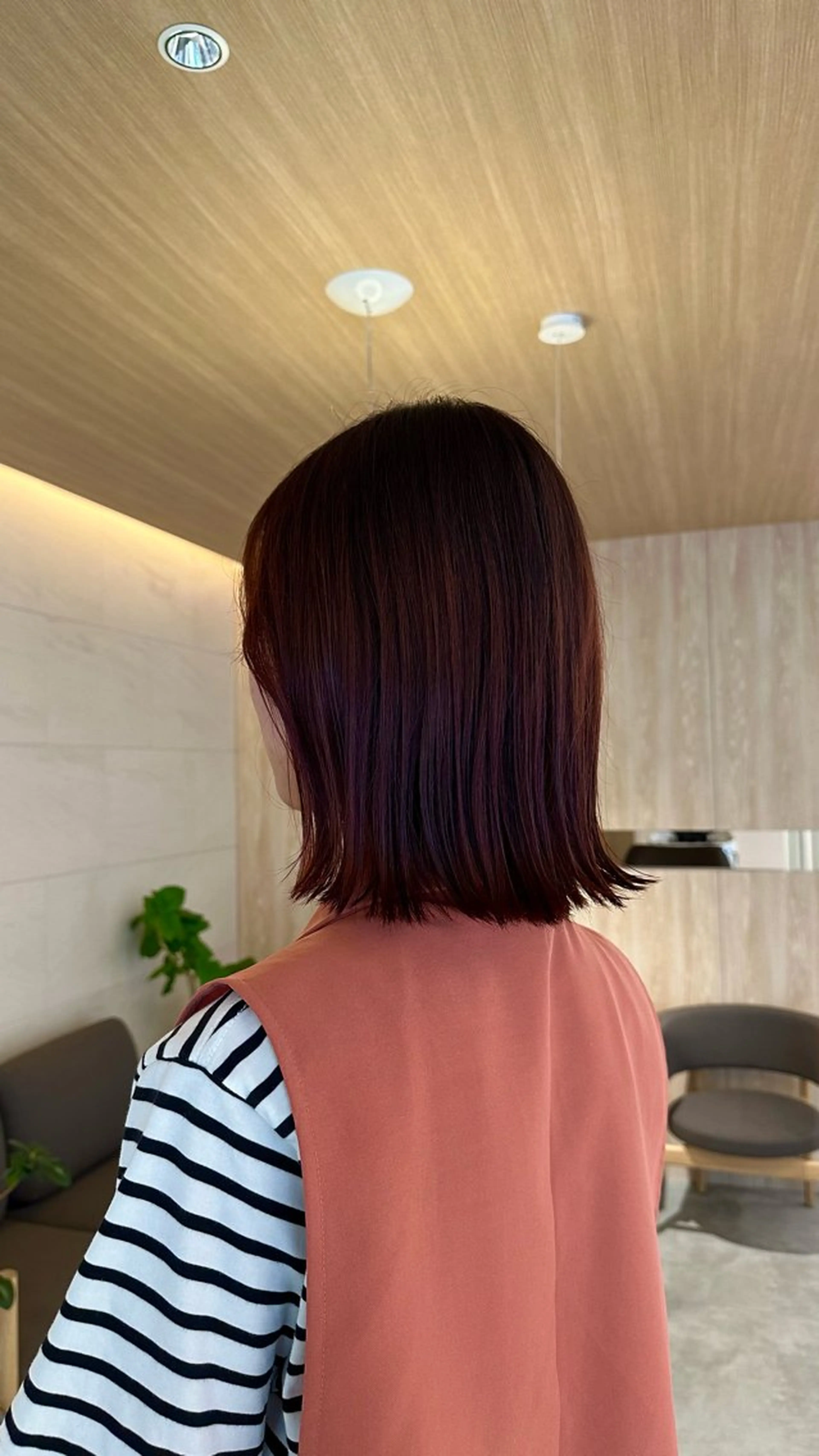 ミディアム 大島 希美のヘアスタイル