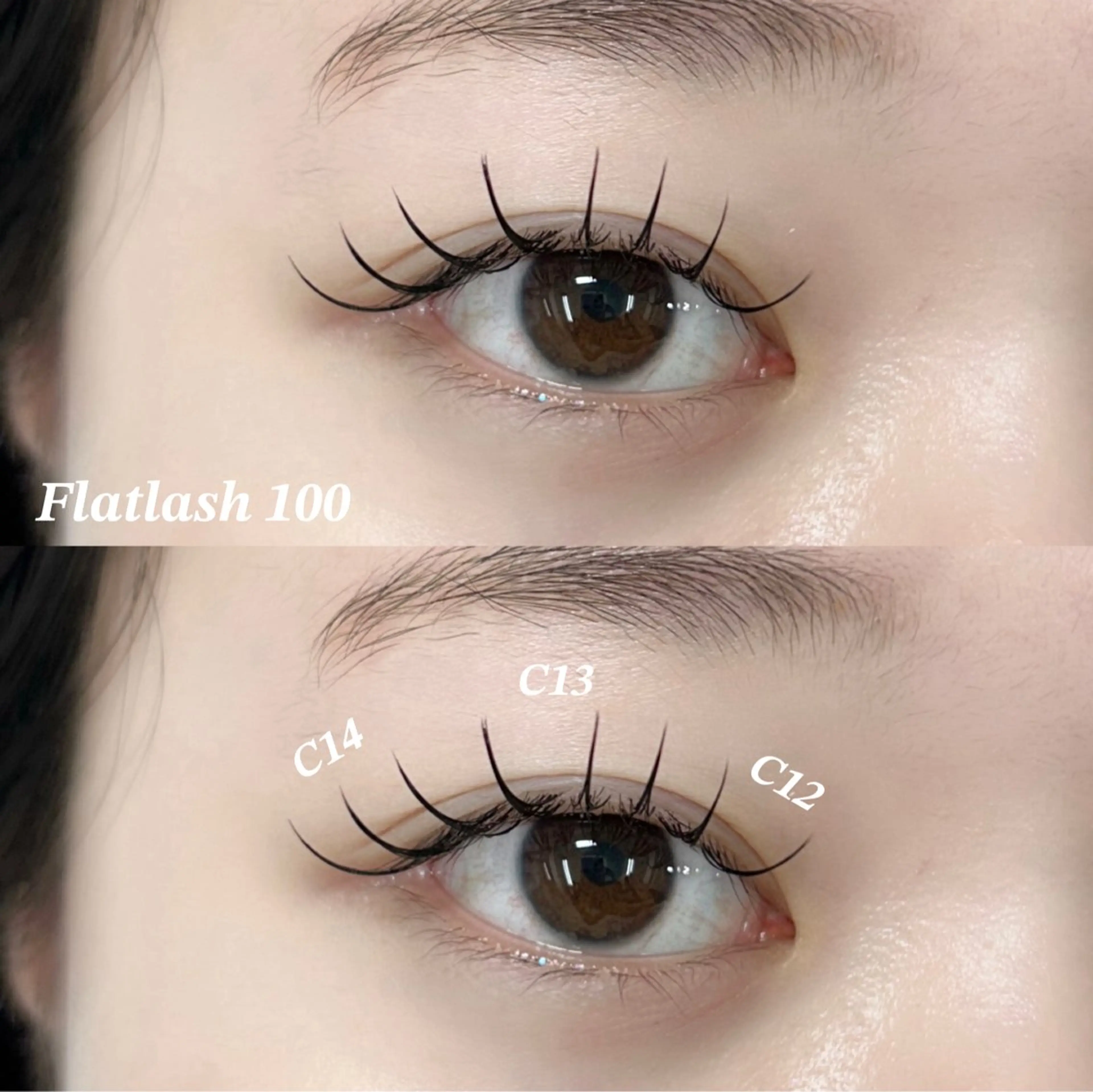 マツエク・マツパ フラットラッシュ eyelashsalonAREY所属・こばやし りなの眉毛・アイブロウイメージ