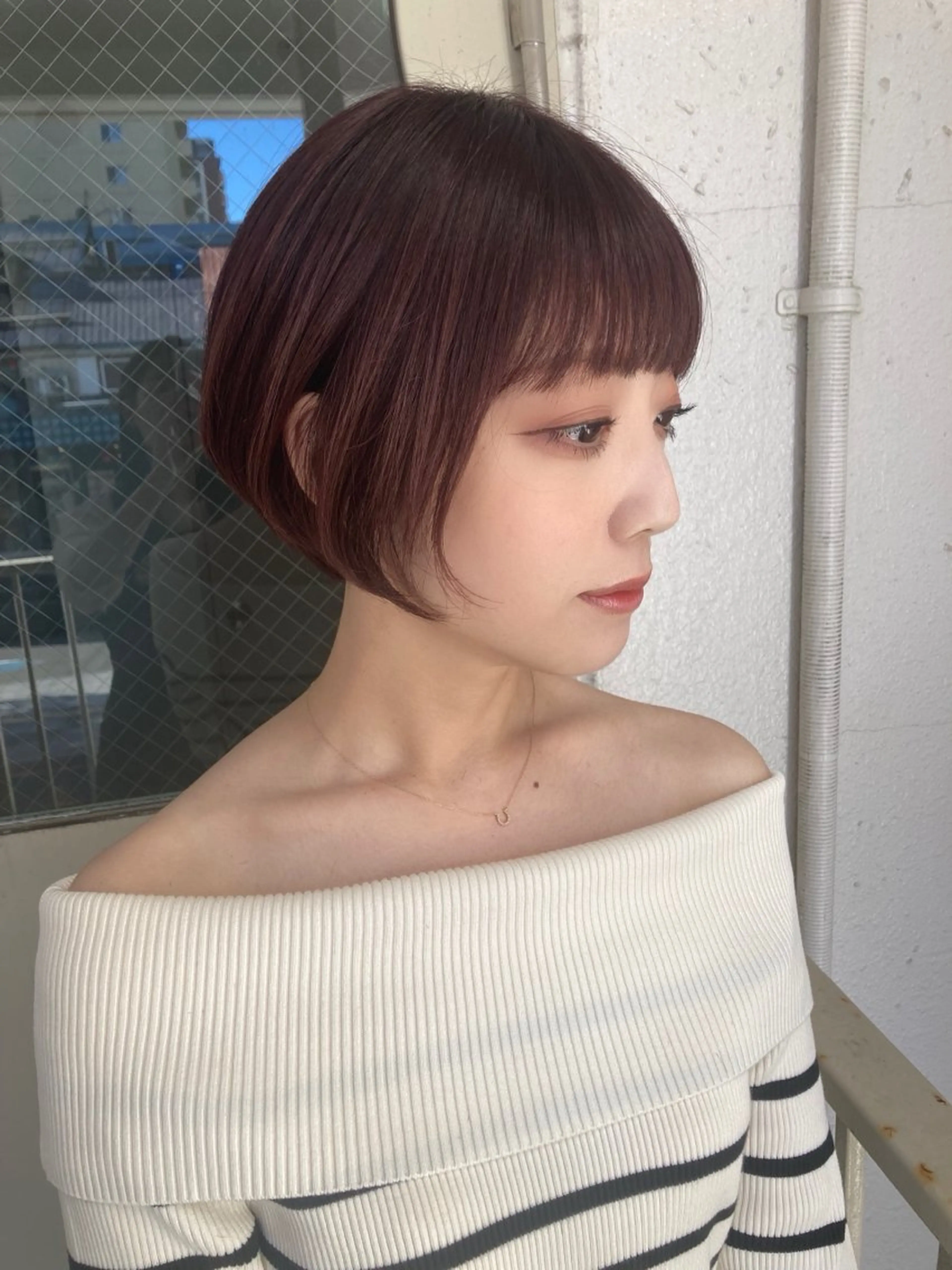 ショート ショートボブ ボブ ショートヘア roka ノゾミのヘアスタイル