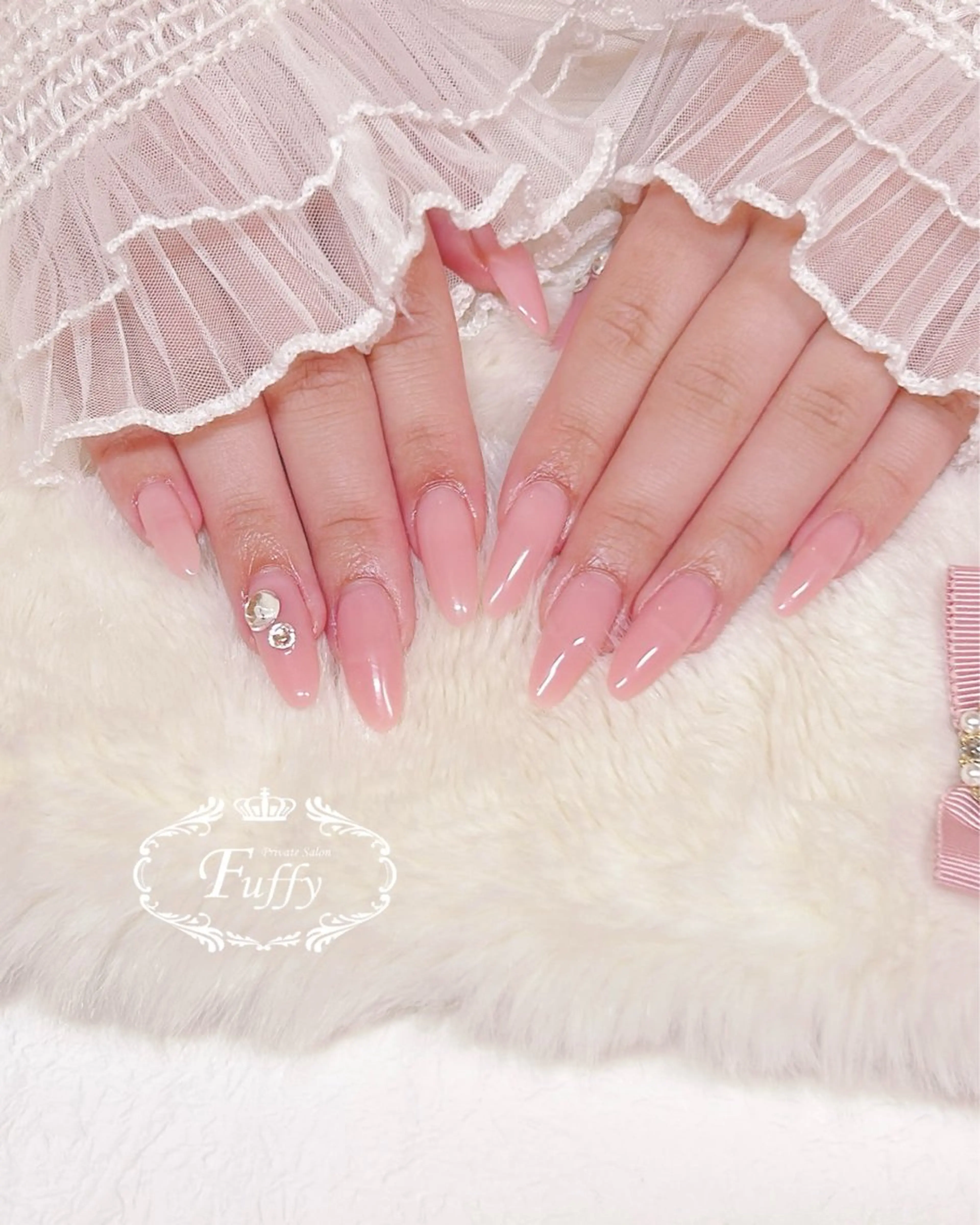 ネイル アートネイル ワンカラーネイル スカルプネイル シンプルネイル ハンドネイル Fuffy所属・フーフィー Fuffyのネイルデザイン