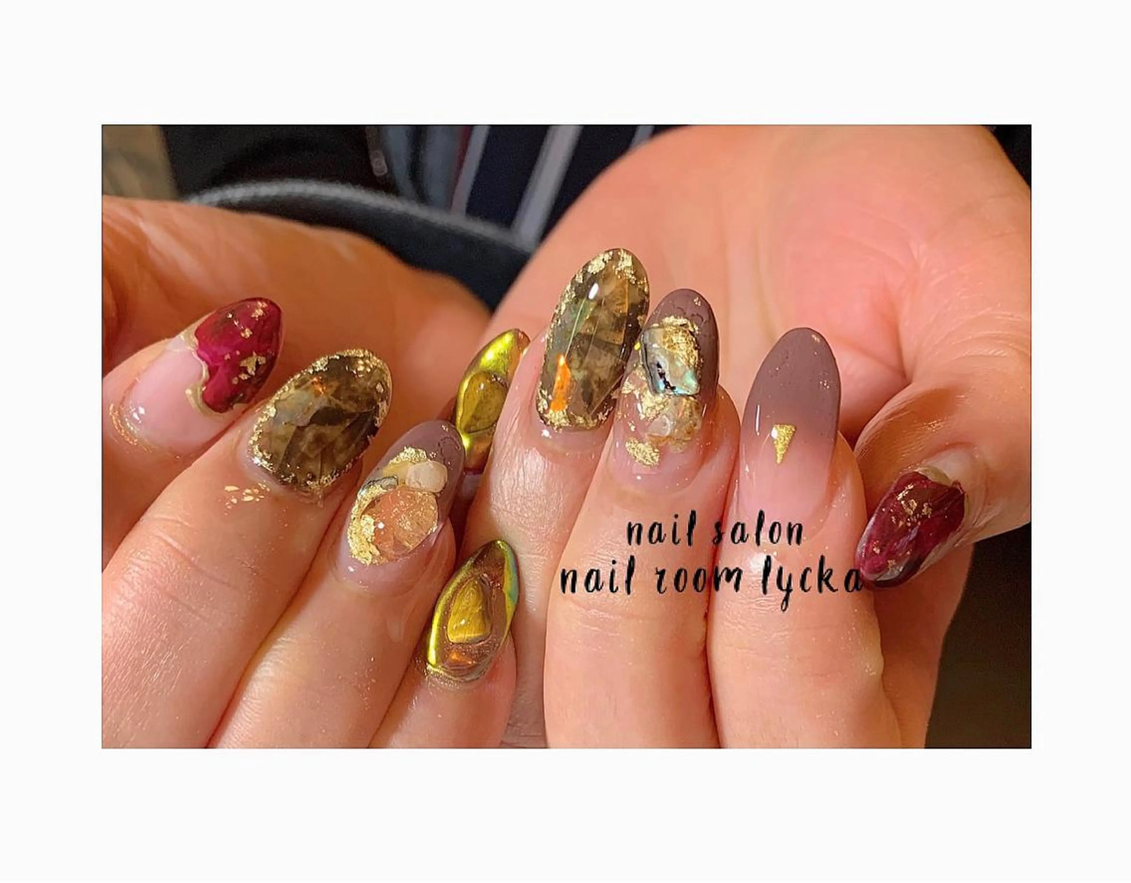 ネイル ﾈｲﾙﾙｰﾑﾘｯｶ 𝐦𝐚𝐲𝐮のネイルデザイン