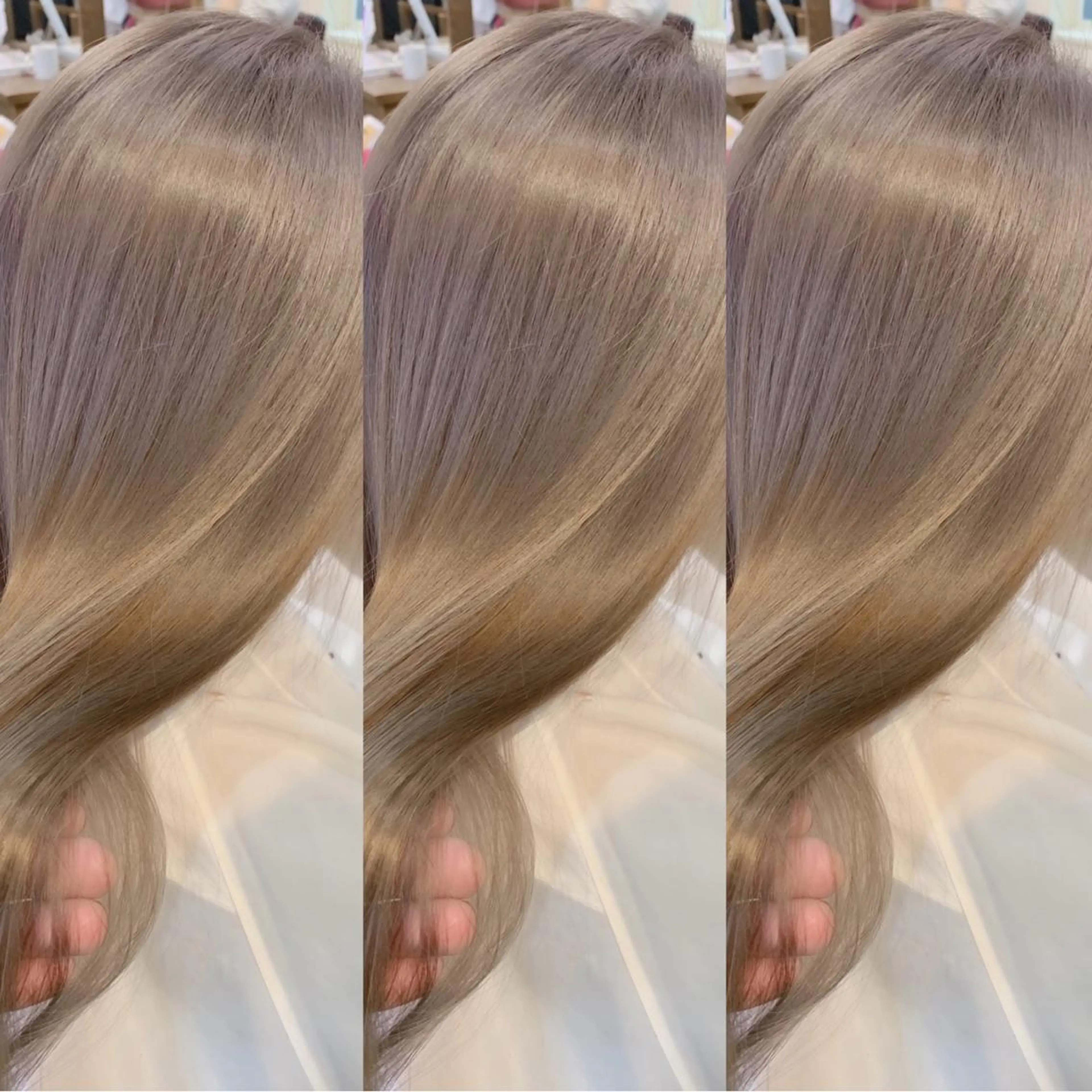 カット＋Ｗカラー(ケアブリーチ付き)＋クイックトリートメントの写真