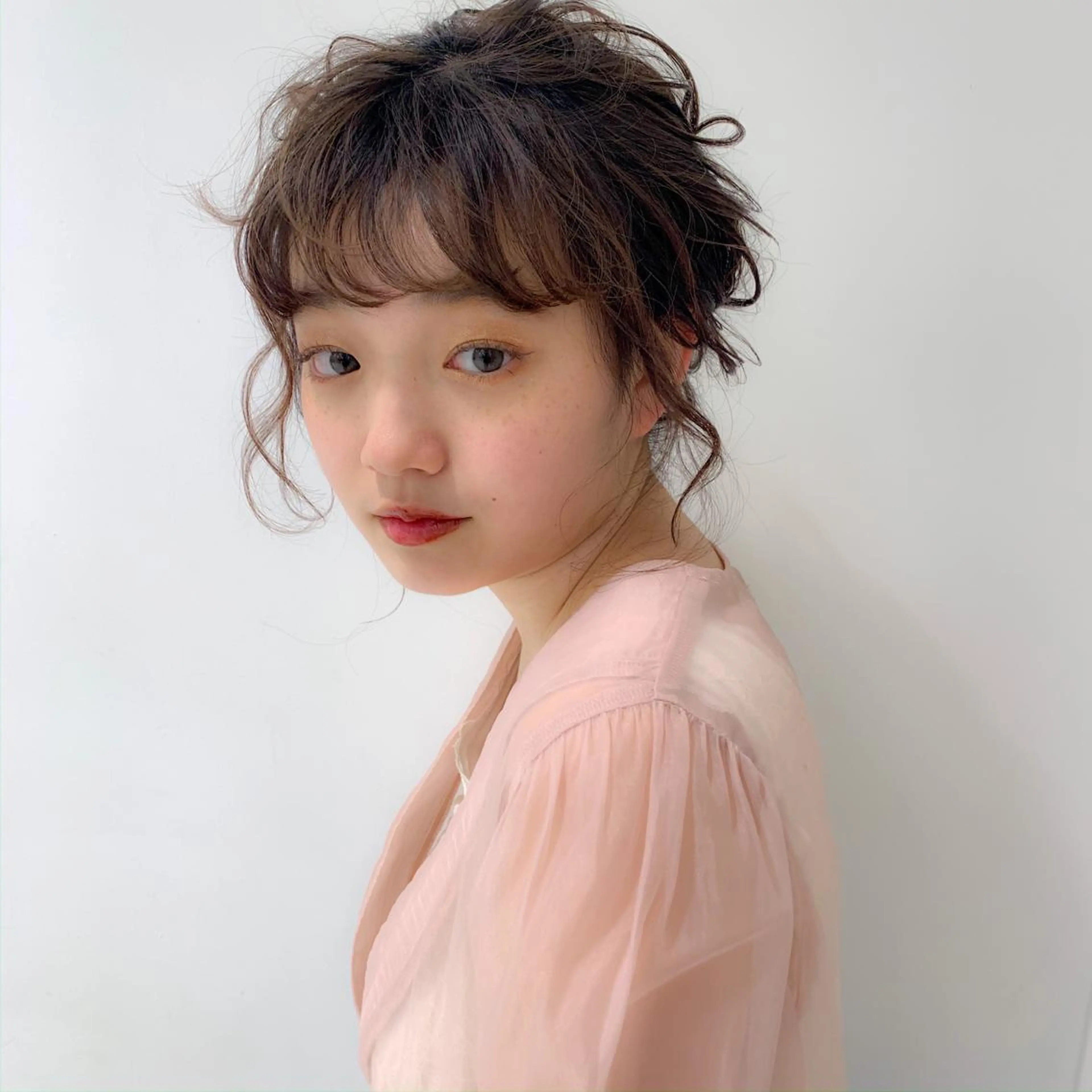 セミロング カラー ヘアアレンジ 髪質改善/縮毛/新宿 🫧SUZUKA🫧のヘアスタイル