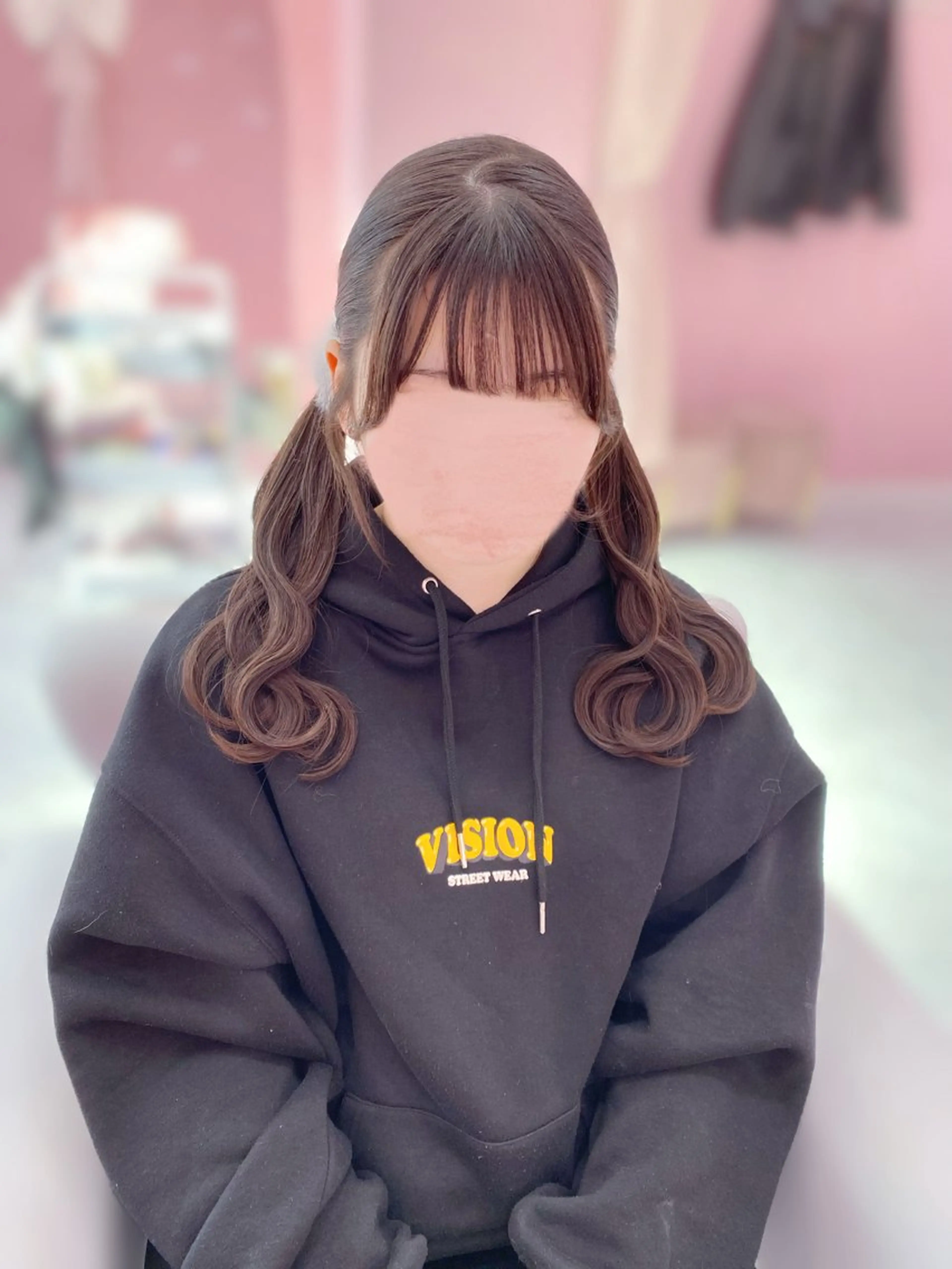 ミディアム ヘアアレンジ ツインテール ヘアセット Set Salon Mémoire by miuprierre所属・推し活🪄🩷 川上 佳奈のヘアスタイル