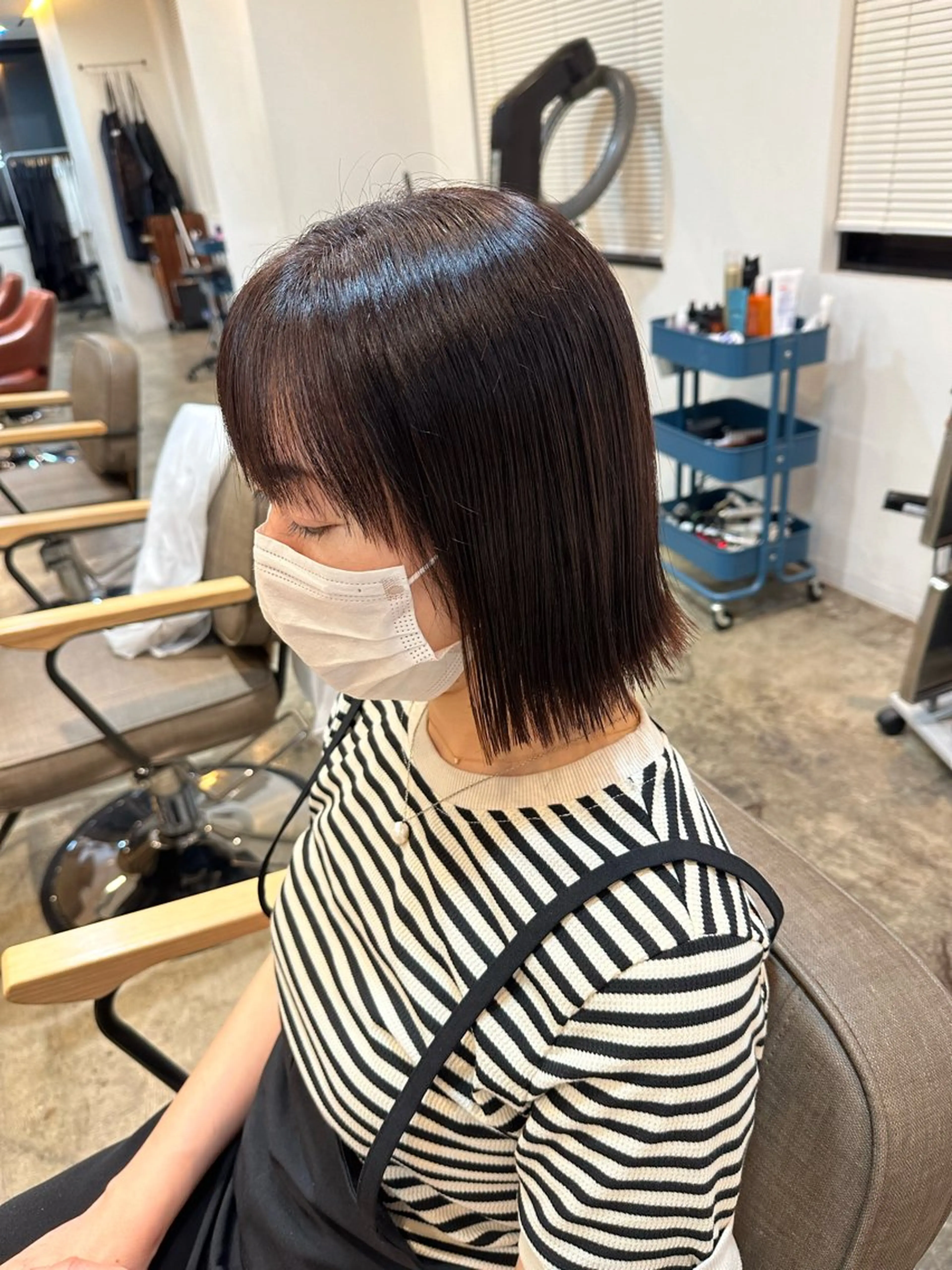 ミディアム ボブ 外ハネヘア ボブ特化美容師 /荒井悠葵のヘアスタイル