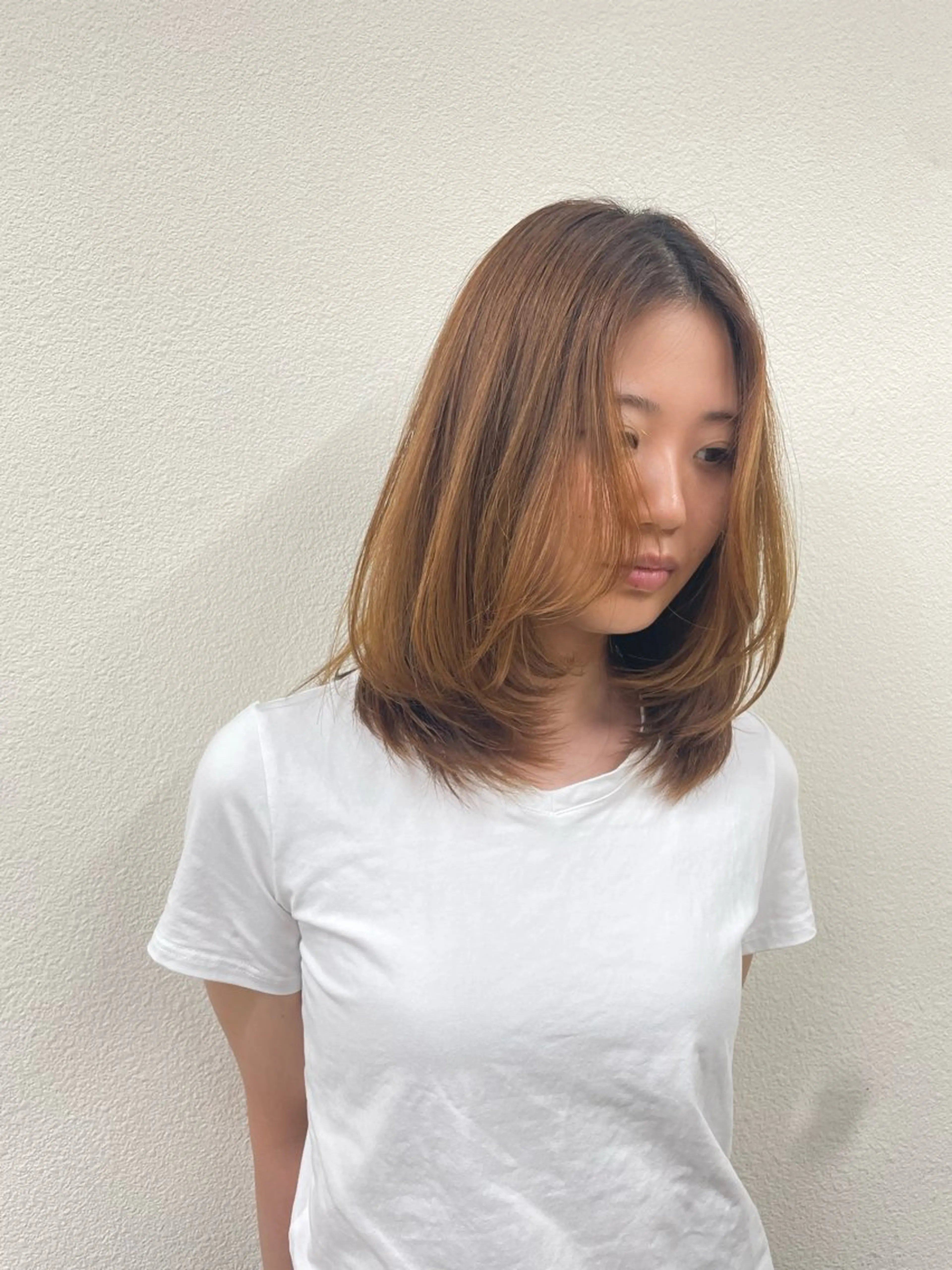 セミロング カット truck所属・カラーリスト Maiのヘアスタイル