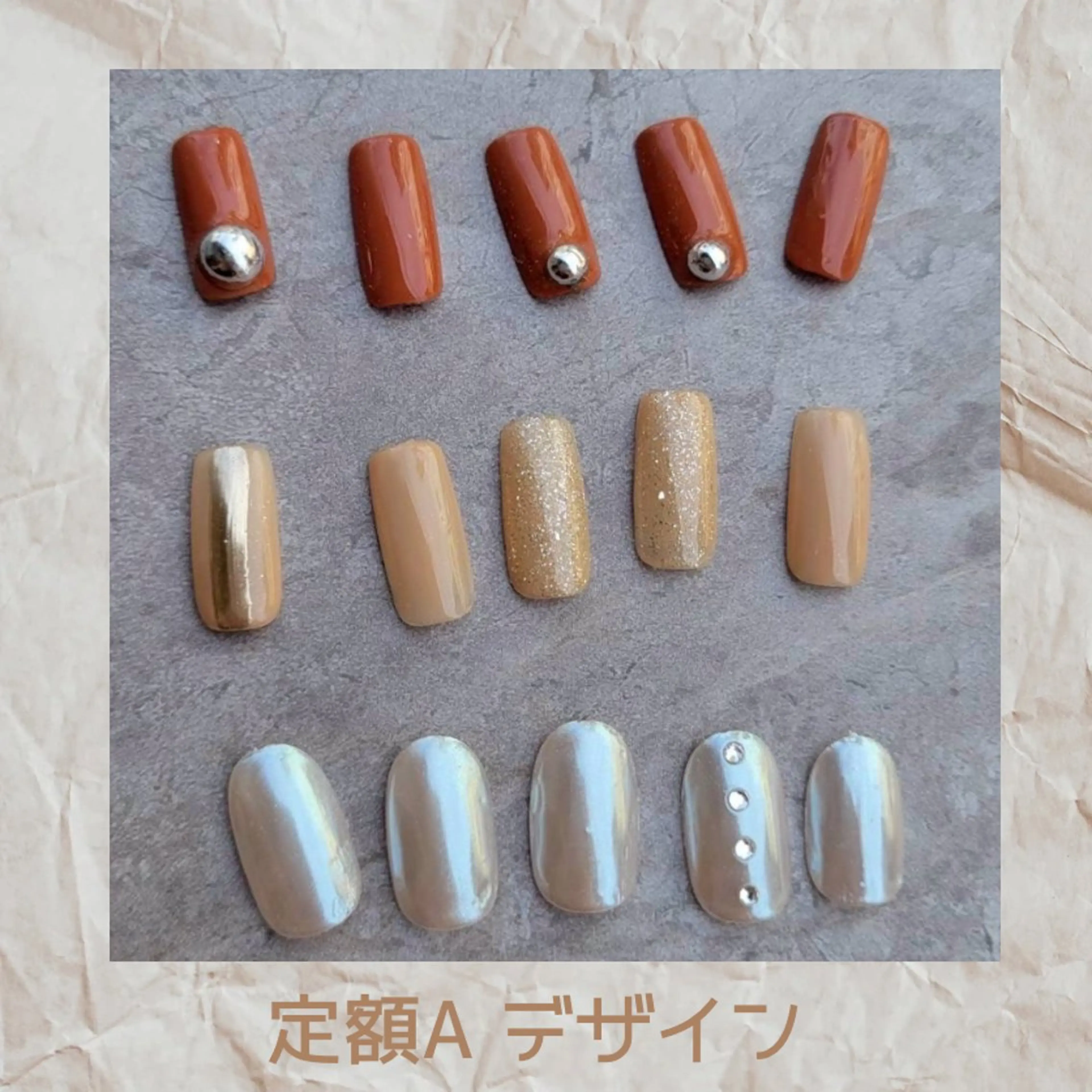 📣すぐ予約枠限定2000円オフ‼️定額Aデザイン【ハンド】＋オフ・丁寧ケア込み6600円→4600円‼️の写真