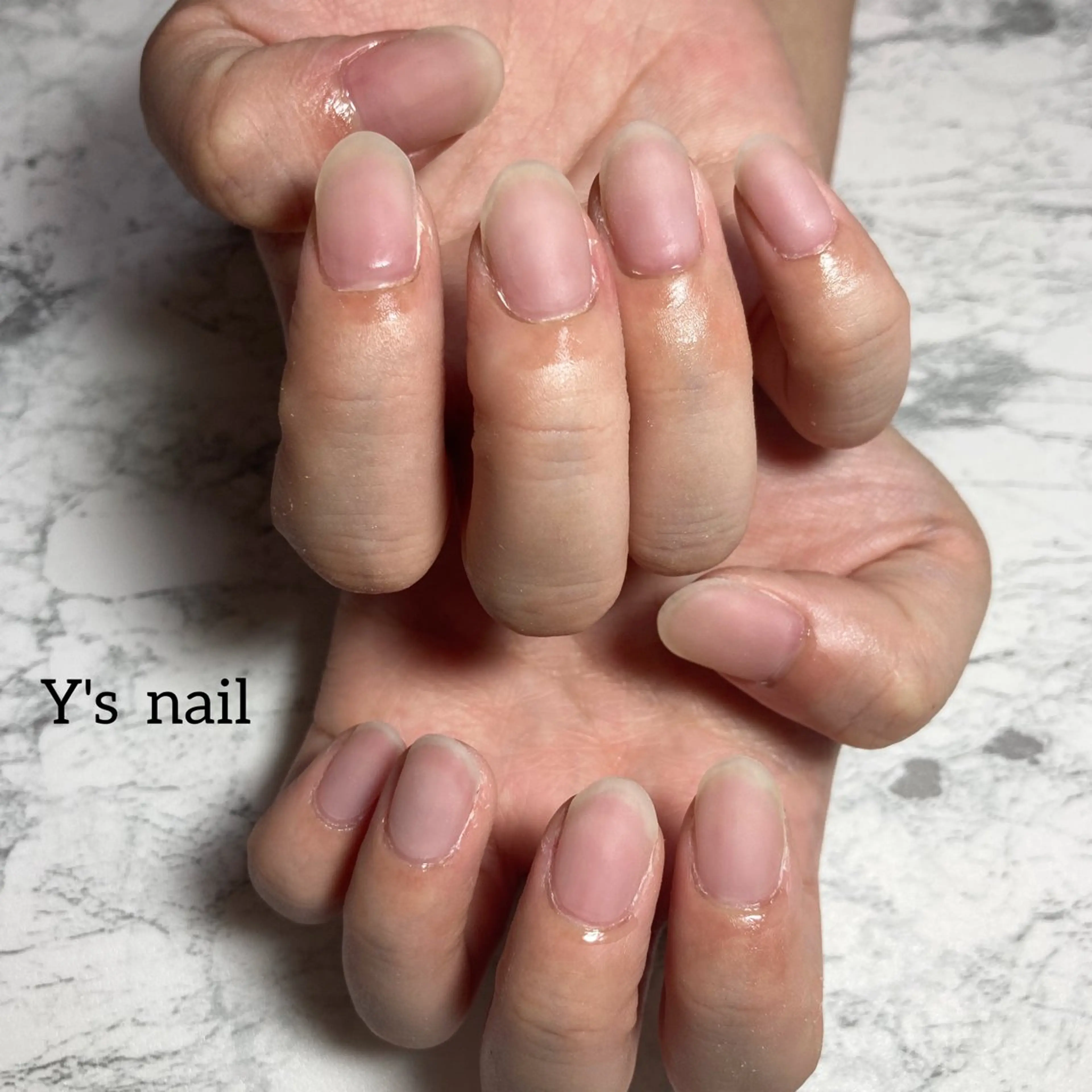 ネイル クリアネイル ハンドネイル 手書きが得意🖌️ Y’s  nailのネイルデザイン