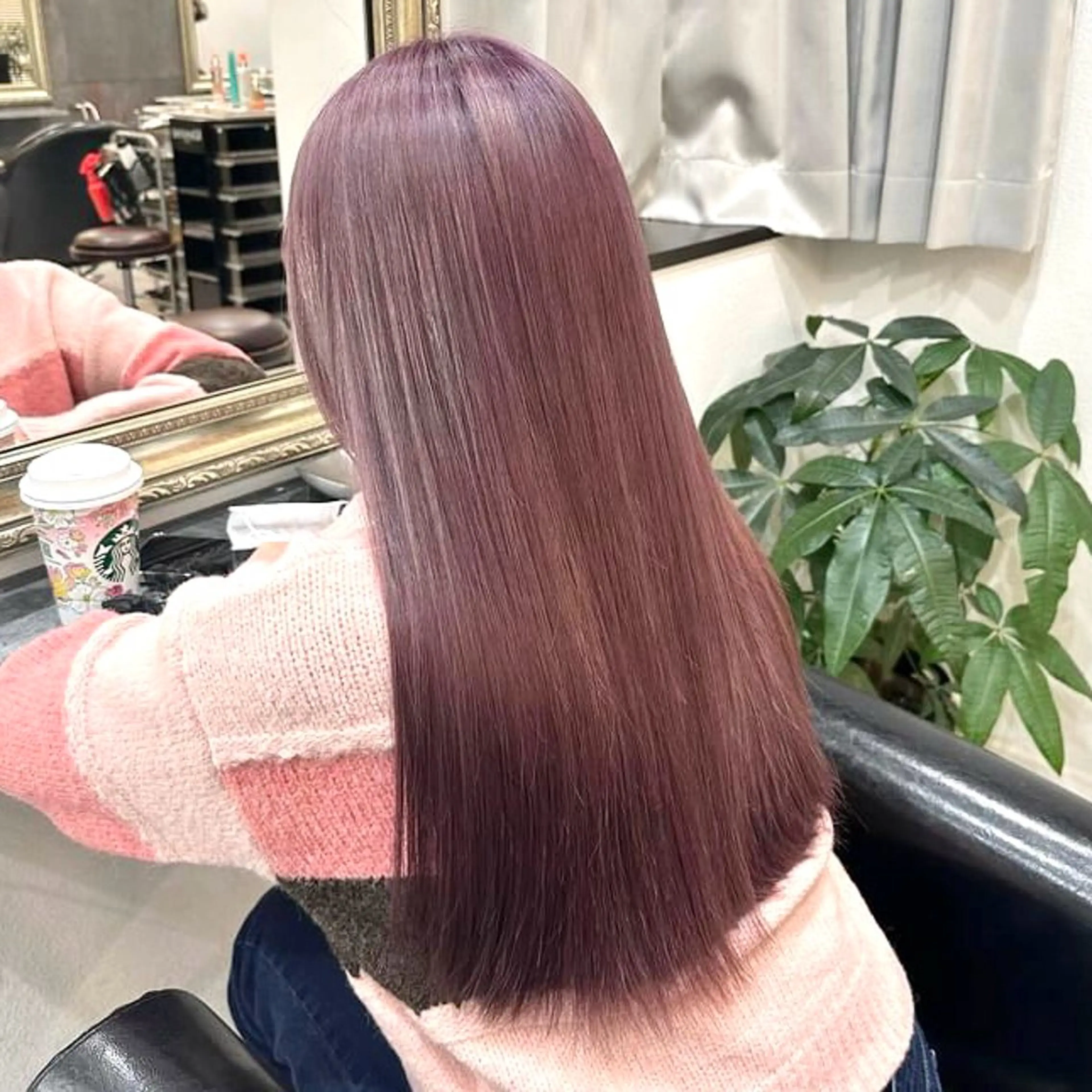 ロング カラー カット ヘアカラー トリートメント ハイトーン/ウルフ/ レイヤー/Asukaのヘアスタイル