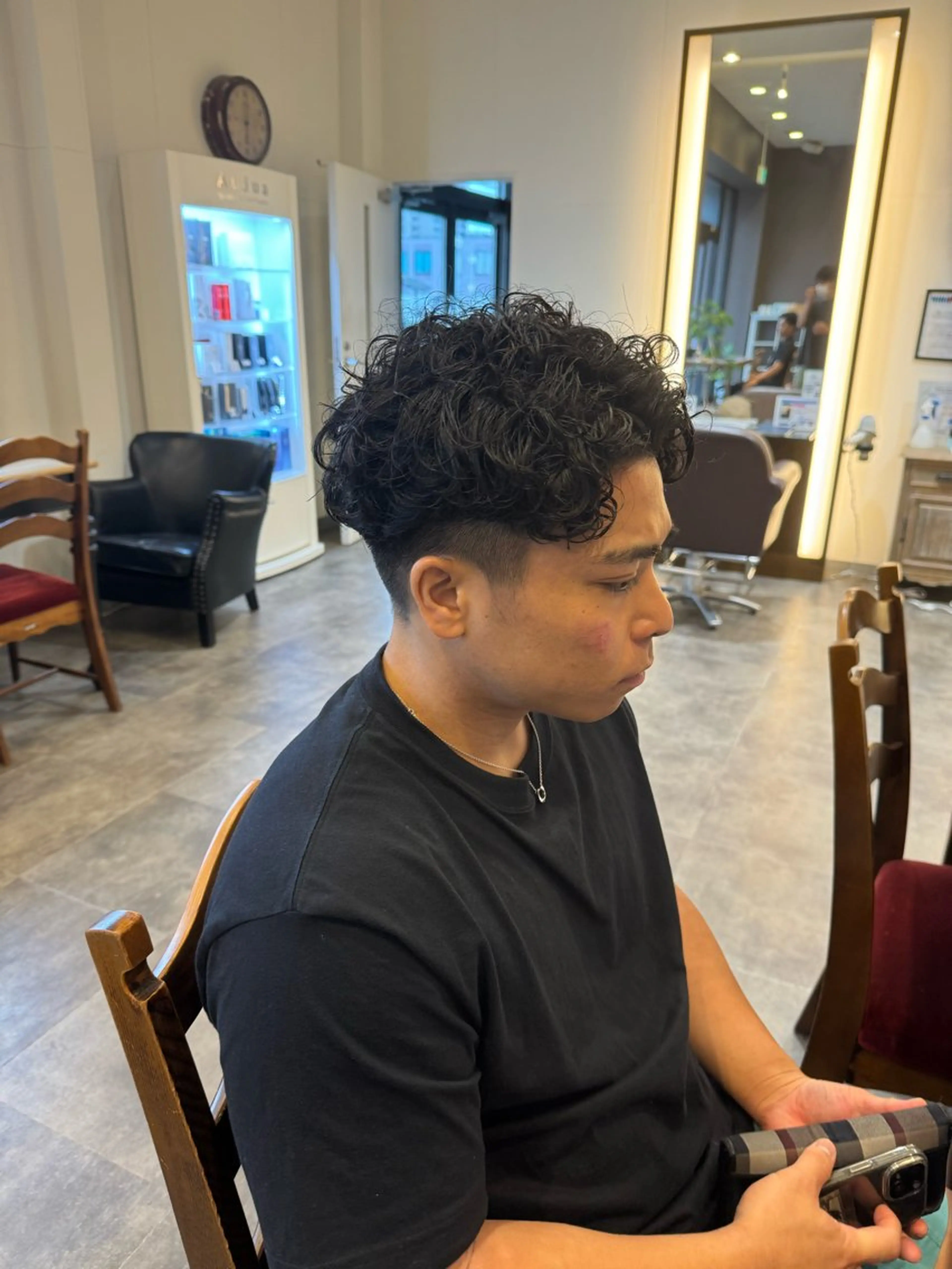 メンズ カット パーマ 🔅透明感カラー切田 はじめ🔆のヘアスタイル