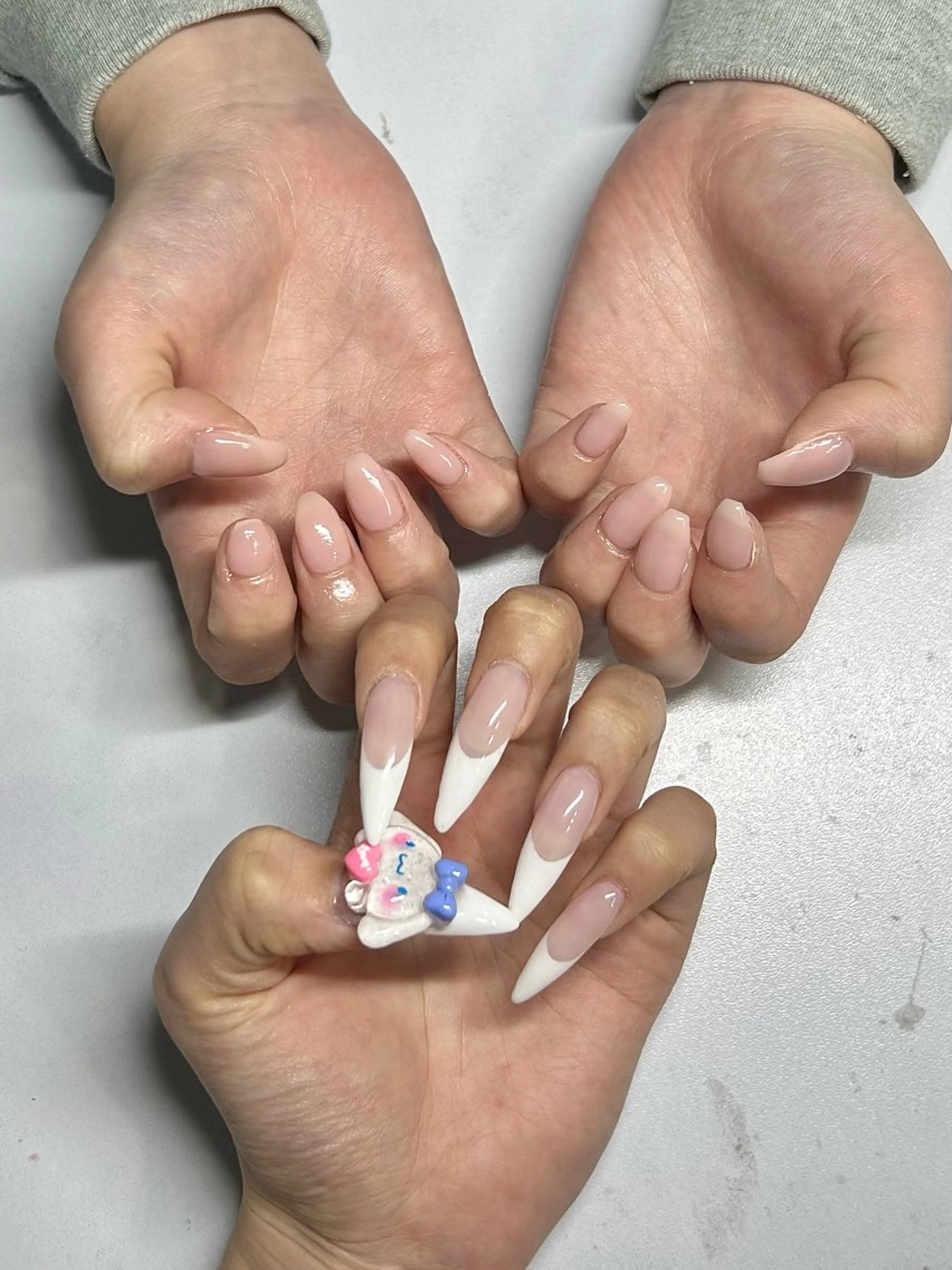 ネイル おそろいネイル ハンドネイル IROHA NAIL 愛音のネイルデザイン