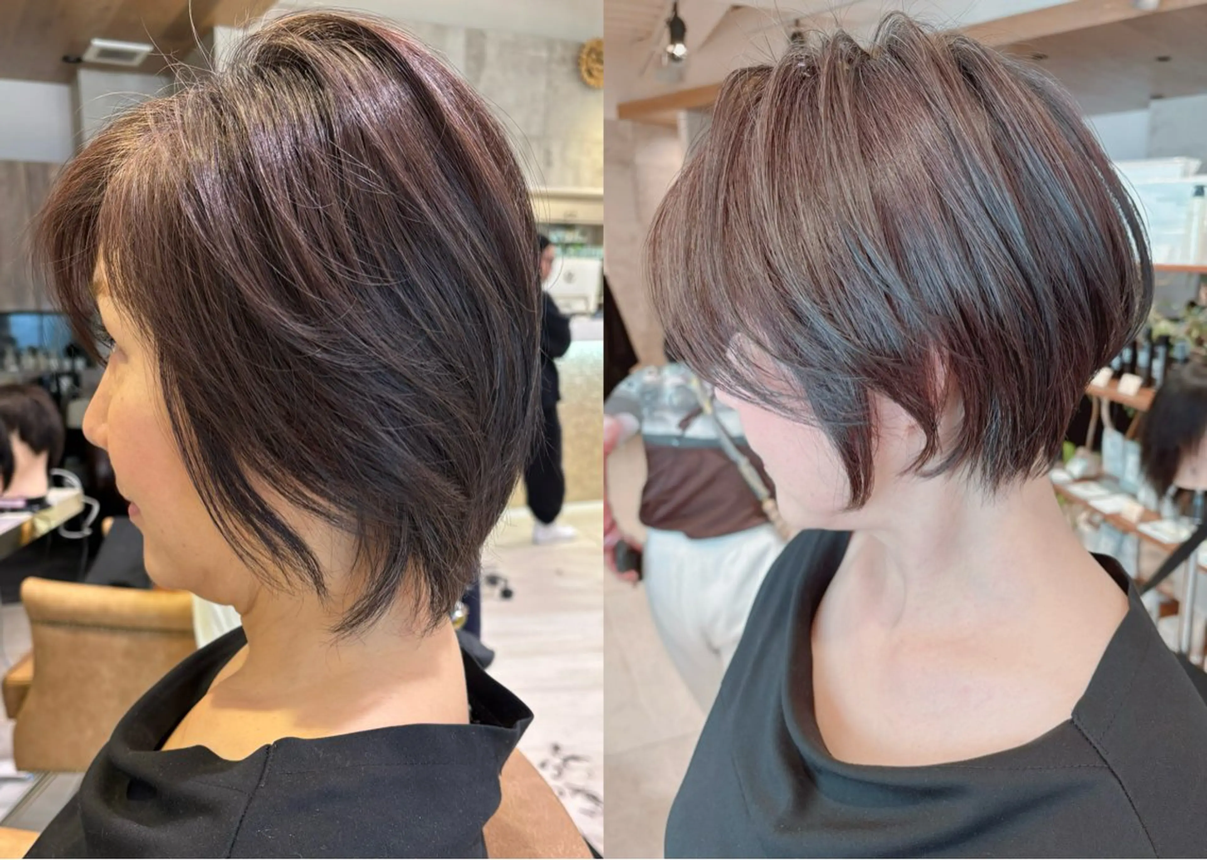 ショート ショートボブ ボブ レイヤーカット ショートヘア ウルフカット 【無料カットモデル】 ショート特化たくみのヘアスタイル