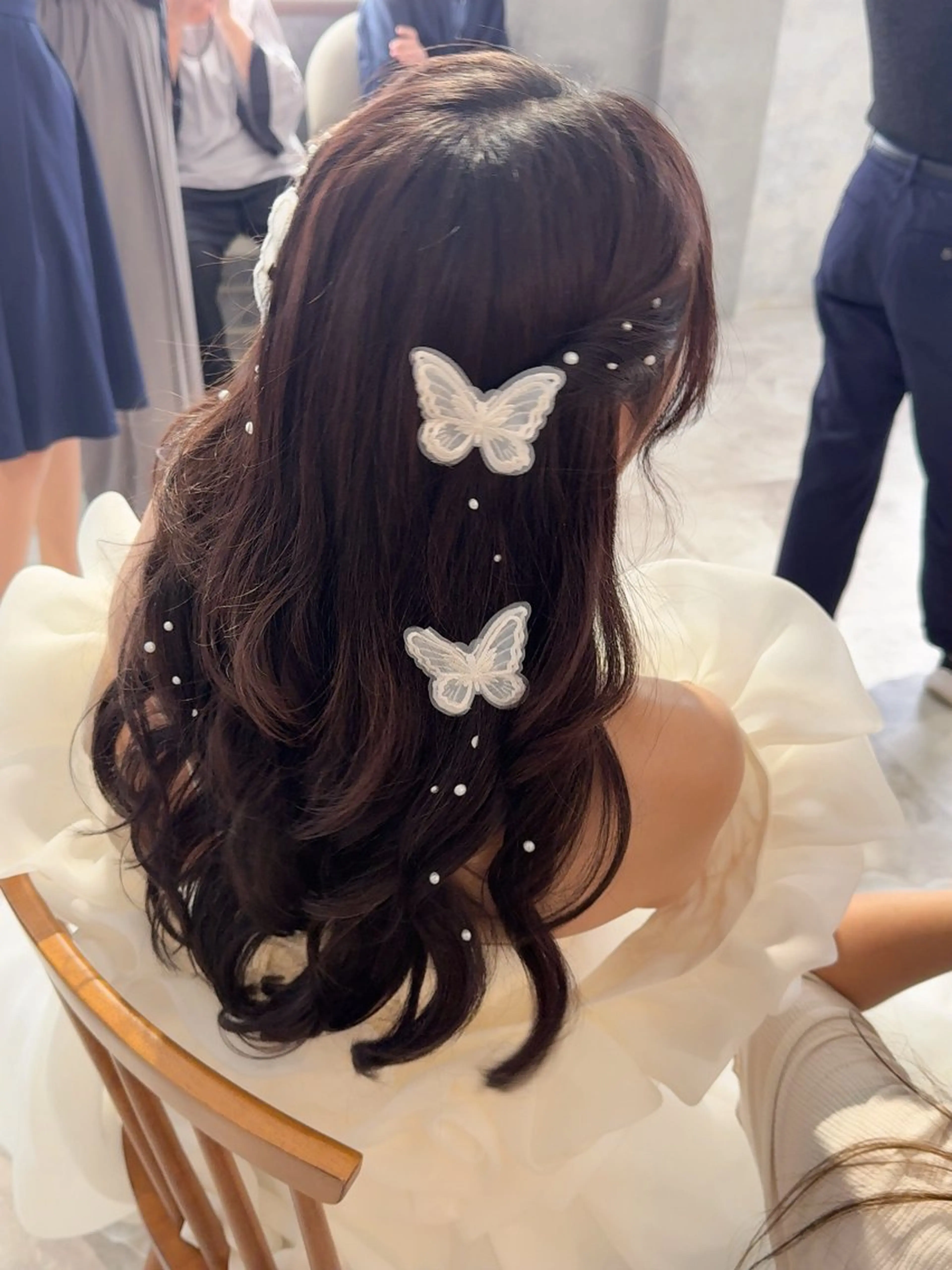 ロング カラー エクステ エクステ 💘韓国カラー💘 クルミのヘアスタイル