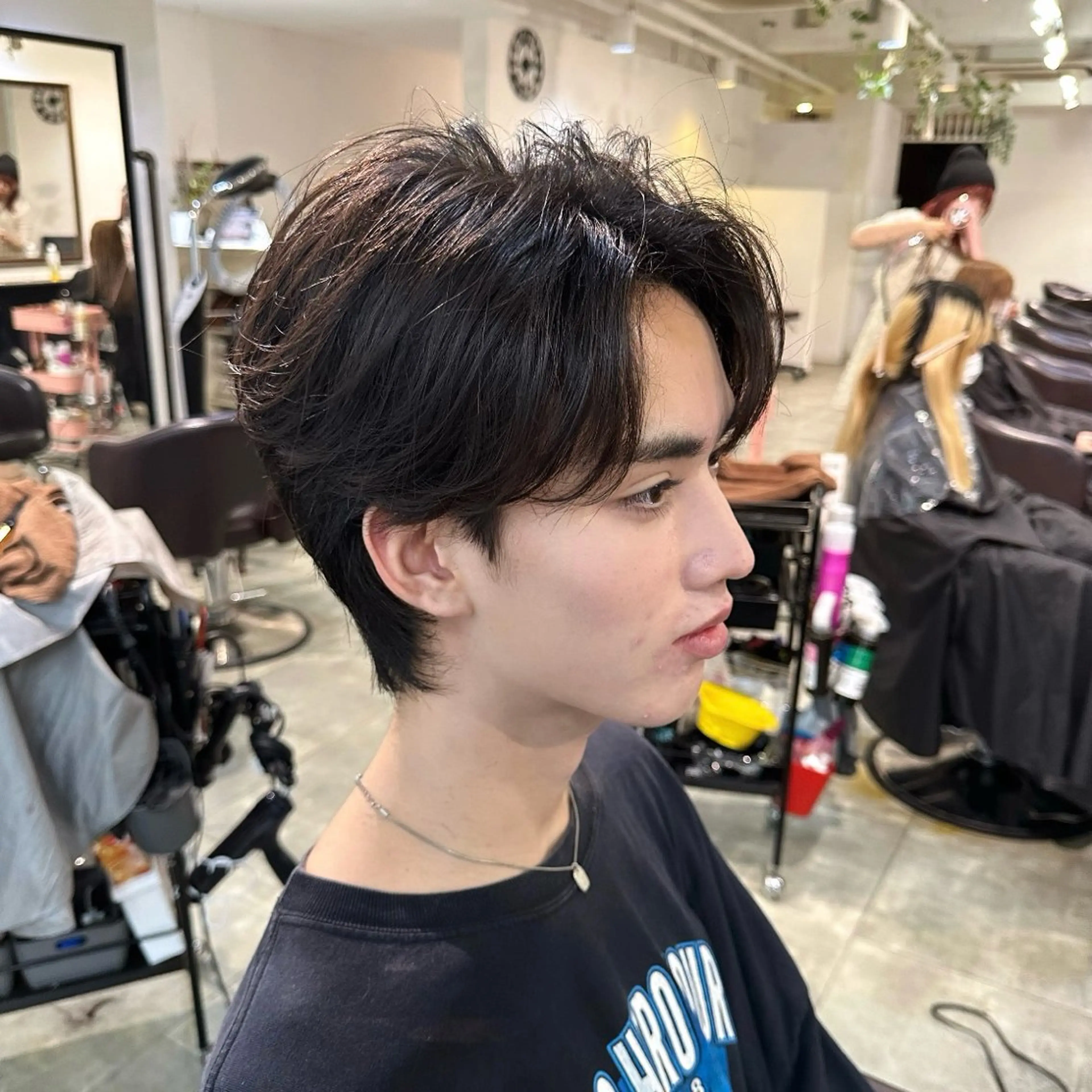 【毛流れフェザーパーマ🌪️】メンズカット➕パーマの写真