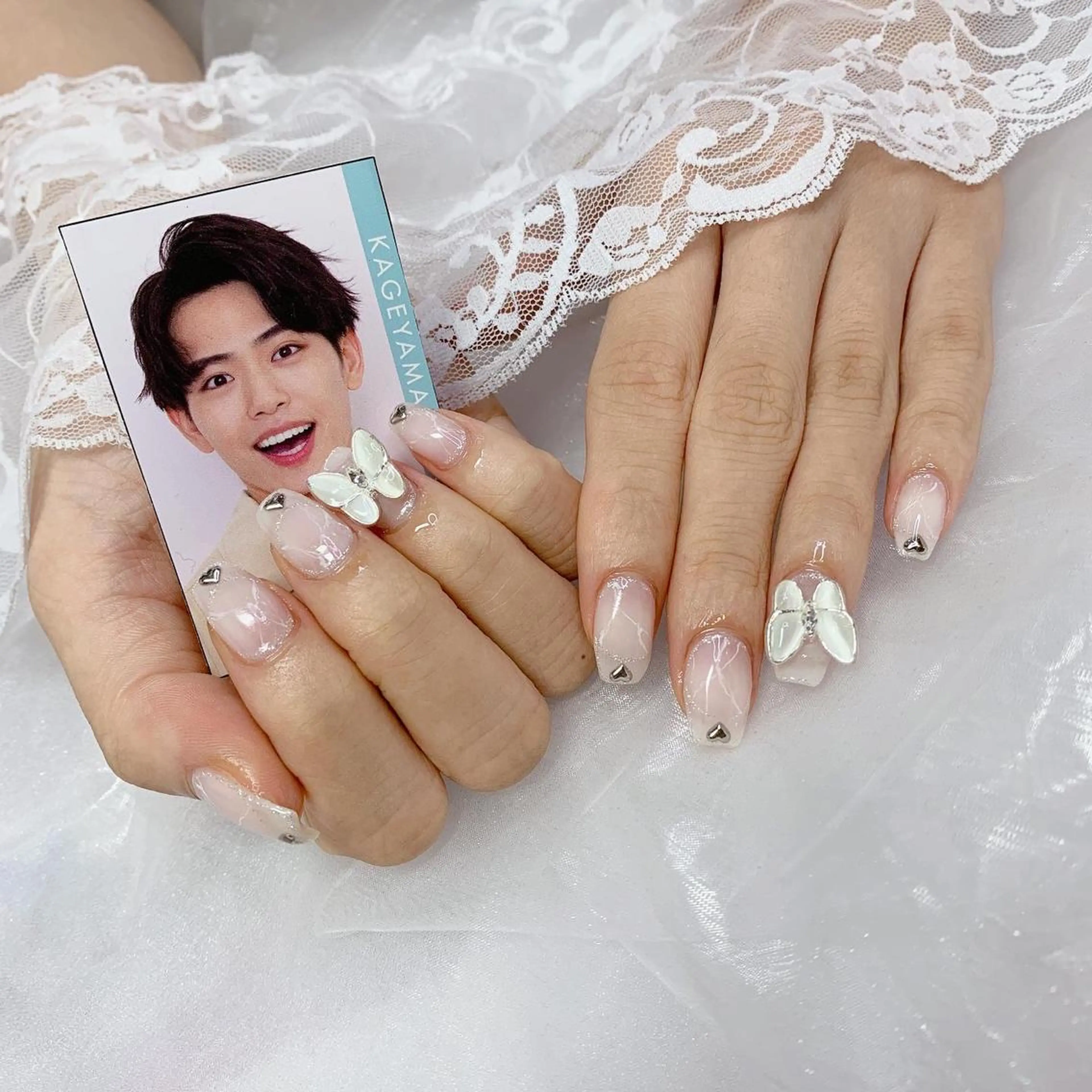 ネイル ハンドネイル La neige* yuki 🥯🍑のネイルデザイン