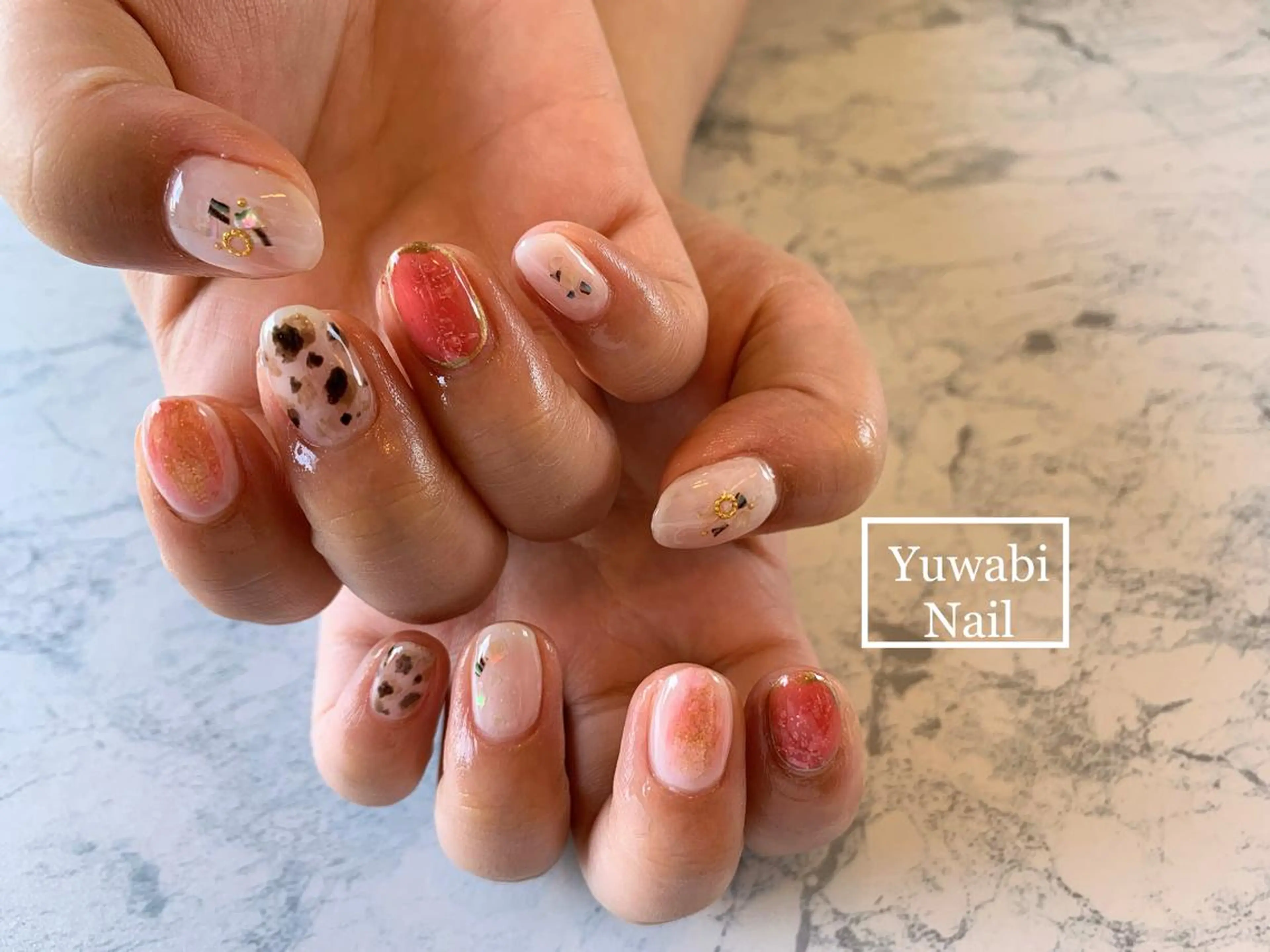 ネイル ハンドネイル フットネイル Yuwabi Nail所属・Mimore ミモア 水戸のネイルデザイン