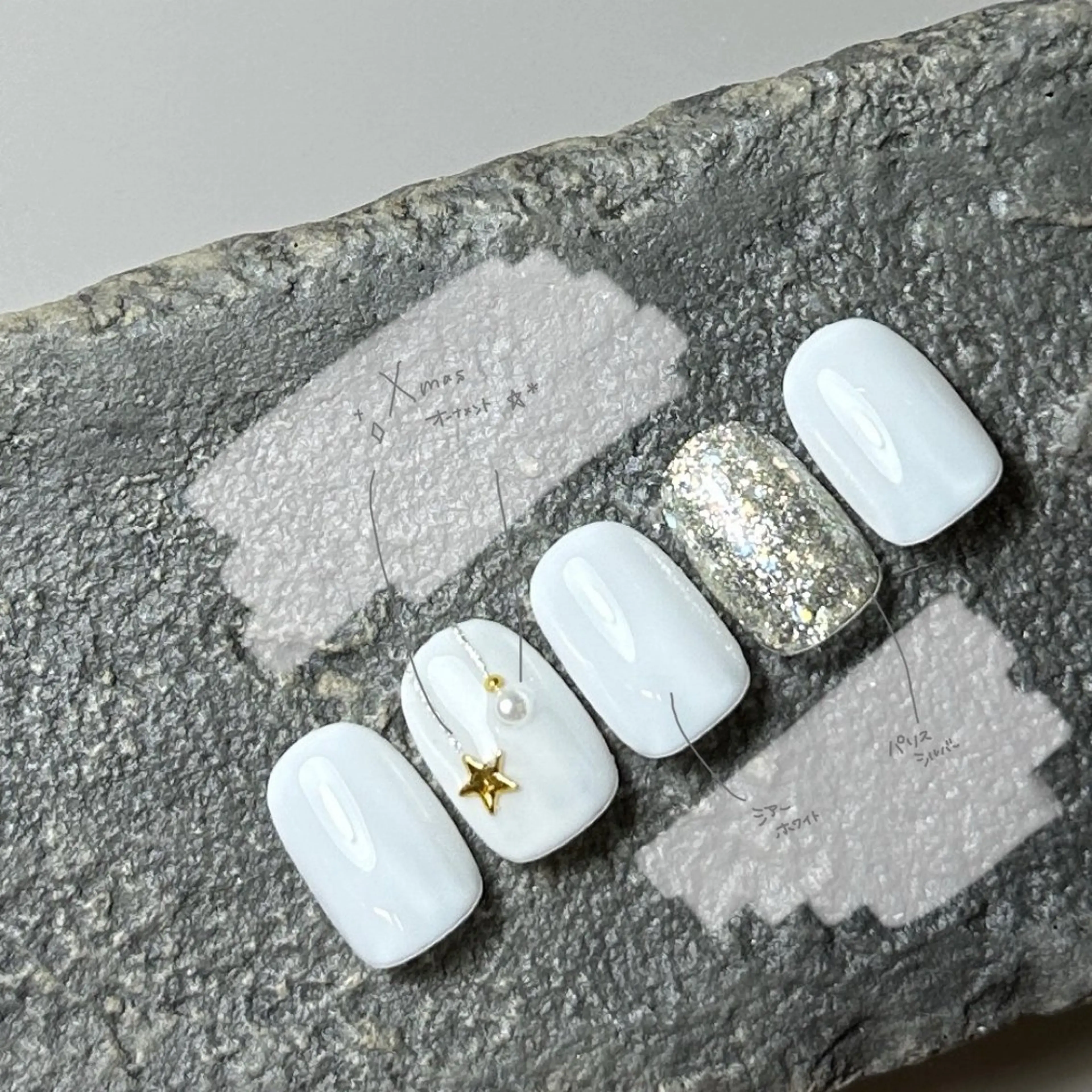 ネイル クリスマス ハンドネイル salon mowa所属・mowa 🌿‬ kanaのネイルデザイン