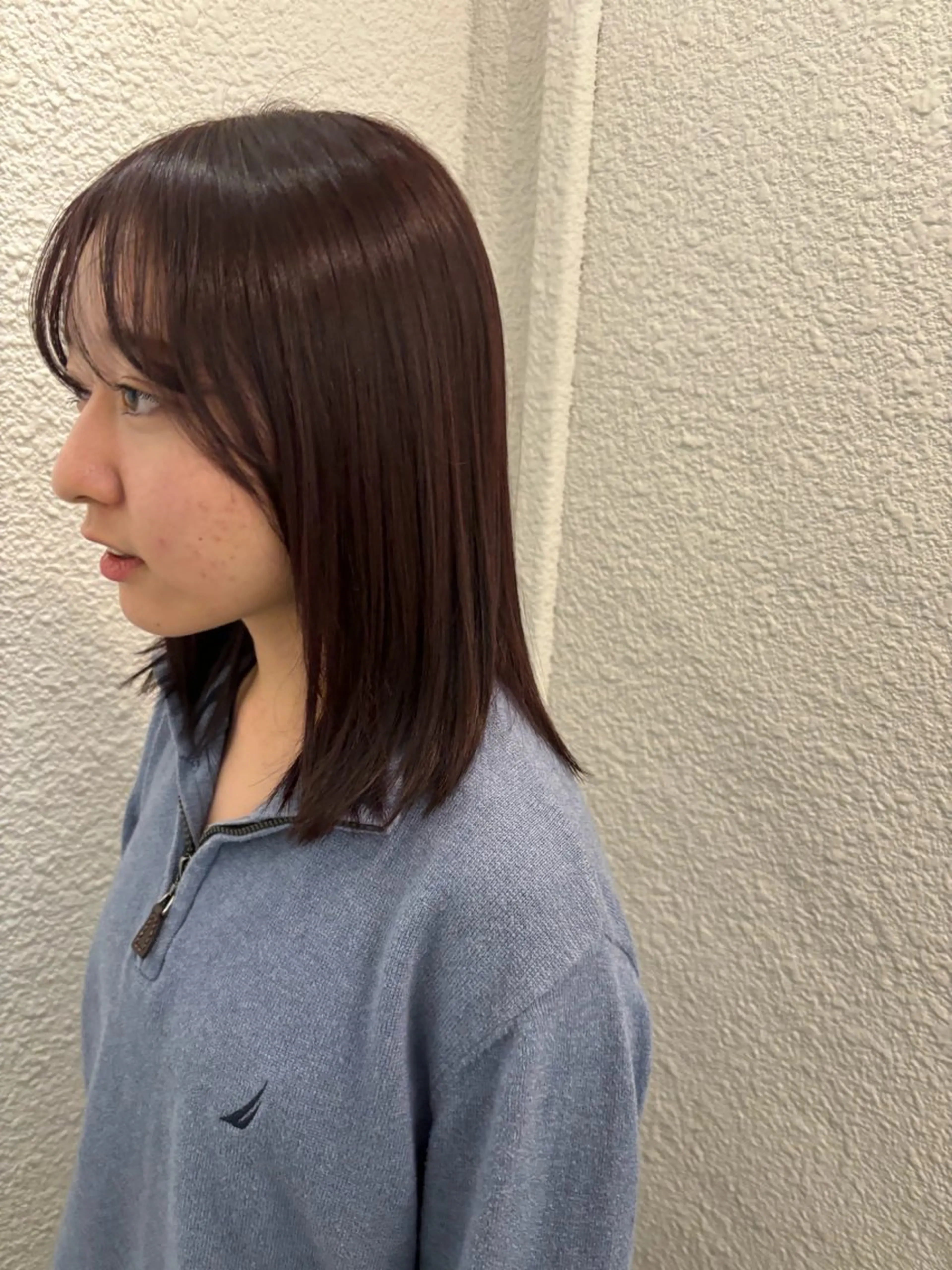 ミディアム カラー ヘアカラー トリートメント quafelice所属・曽利 心菜のヘアスタイル