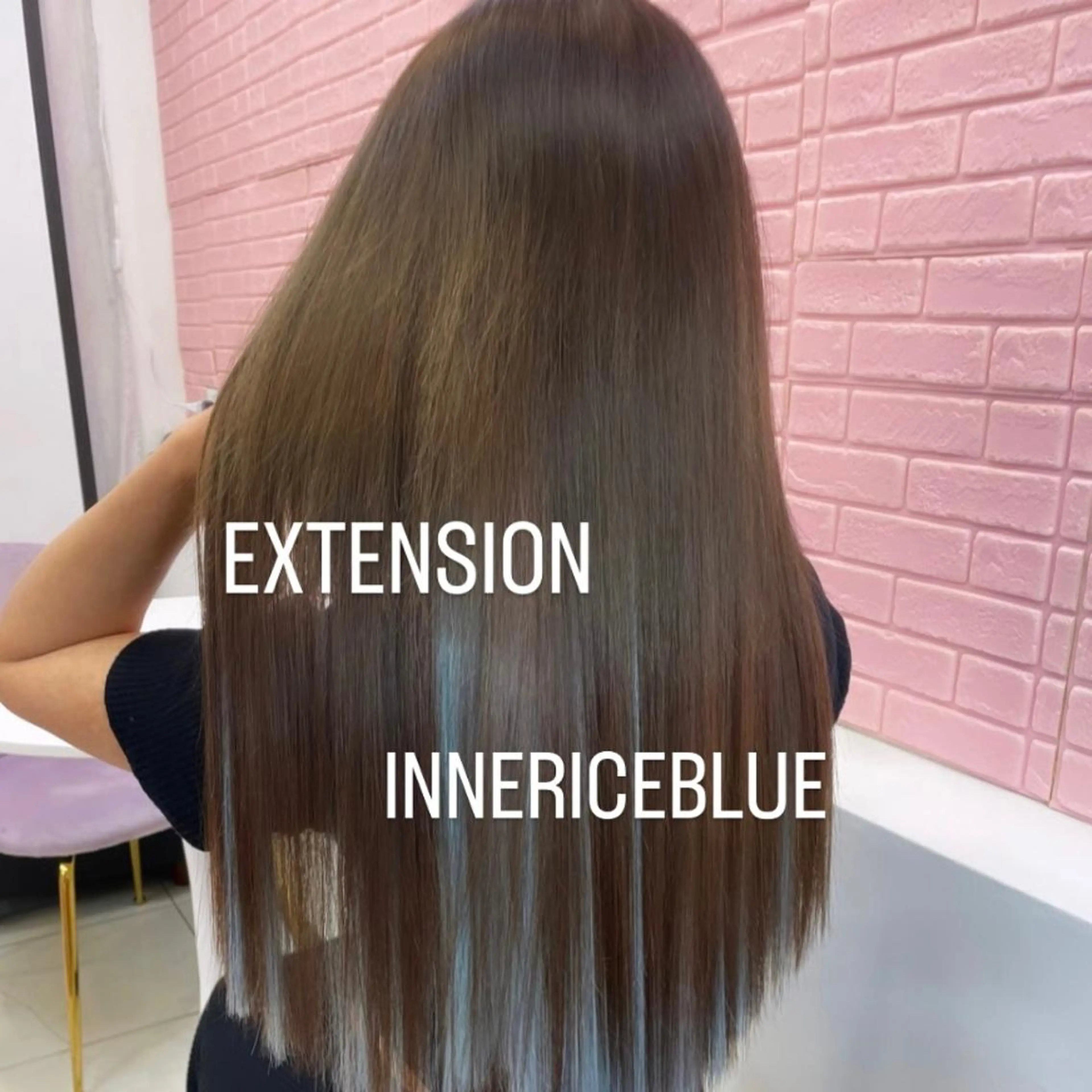 ロング カラー ヘアカラー エクステ エクステ🩵ブリーチ 韓国ヘア🩵KAEのヘアスタイル