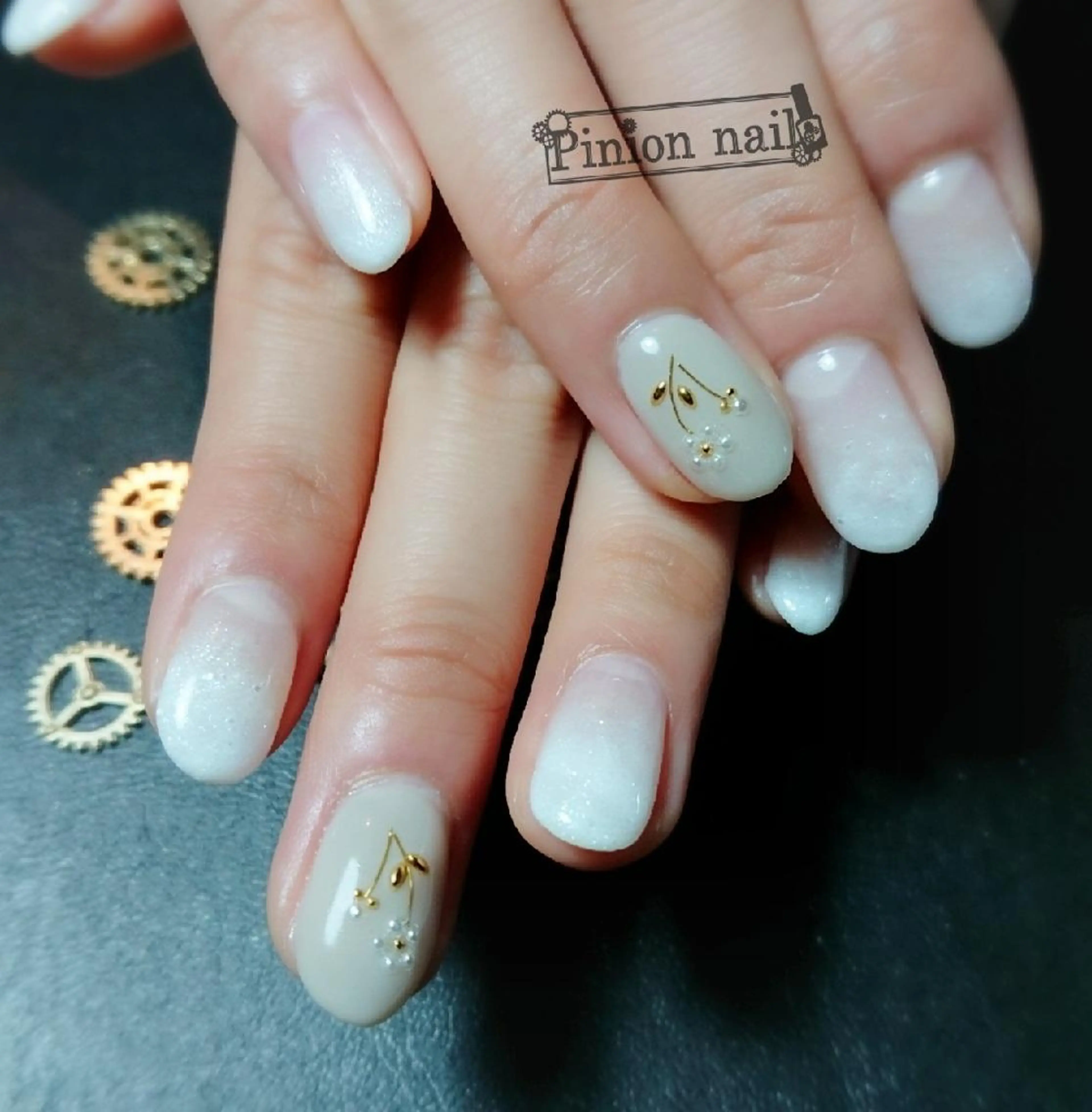 ネイル グラデーション ラメ(グリッター) ラメグラデーション 【推し活応援サロン】 Mea nuiのネイルデザイン