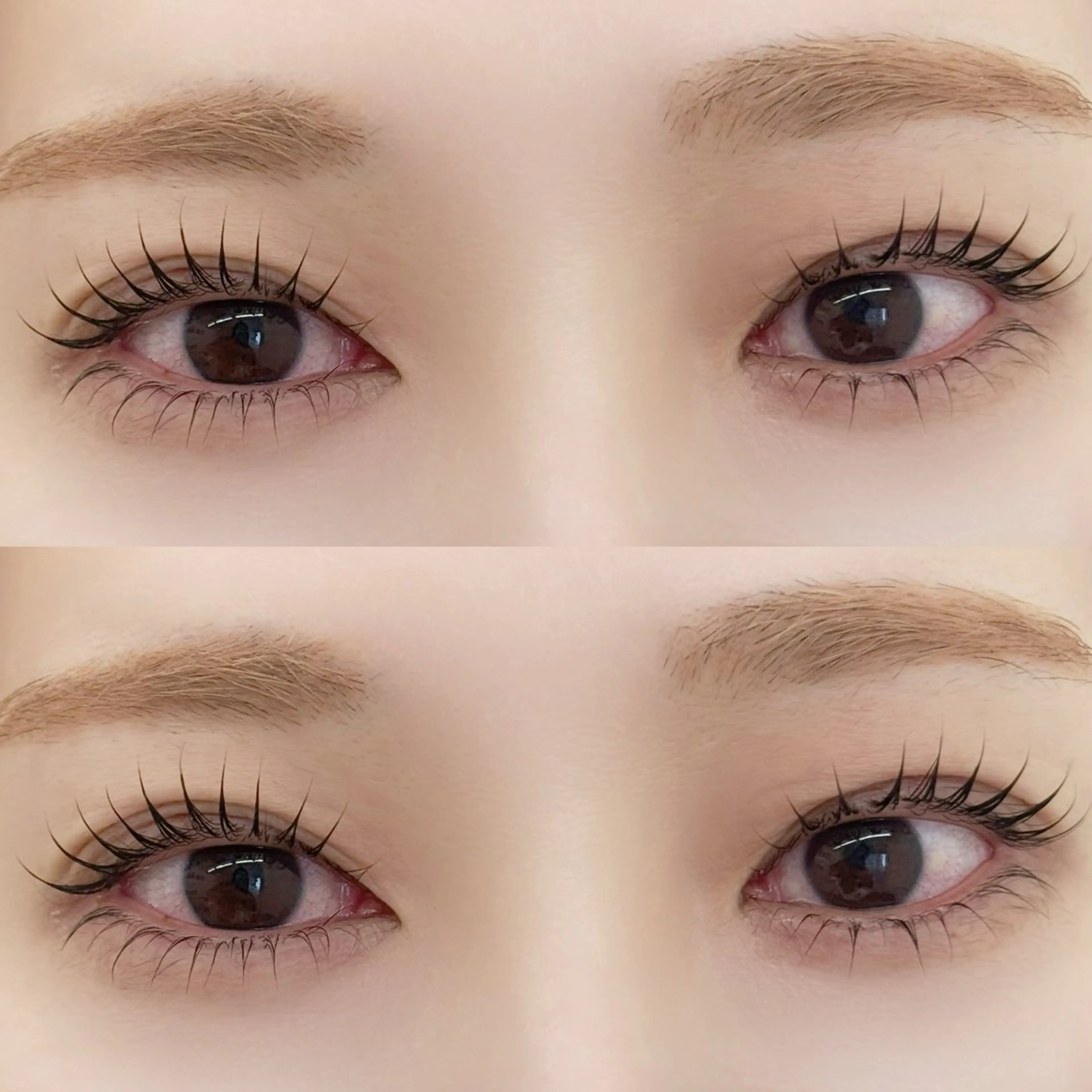 マツエク・マツパ 束感まつ毛 フラットラッシュ 韓国風マツエク ナチュラル パリジェンヌラッシュリフト マツパ CLUTCH江坂 こんどうのマツエク・マツパデザイン