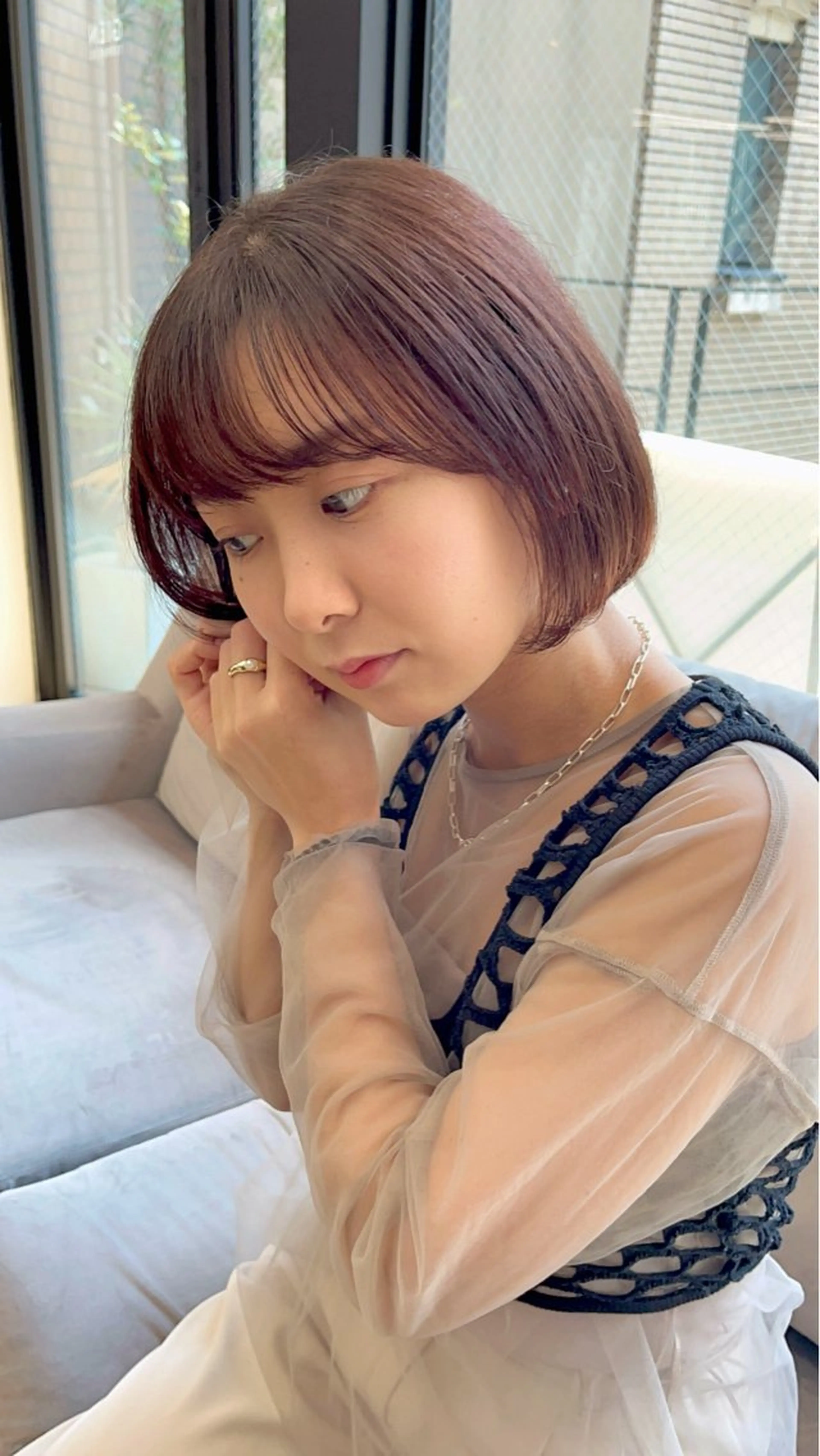 ショート ボブ GIEN 末吉 海斗のヘアスタイル