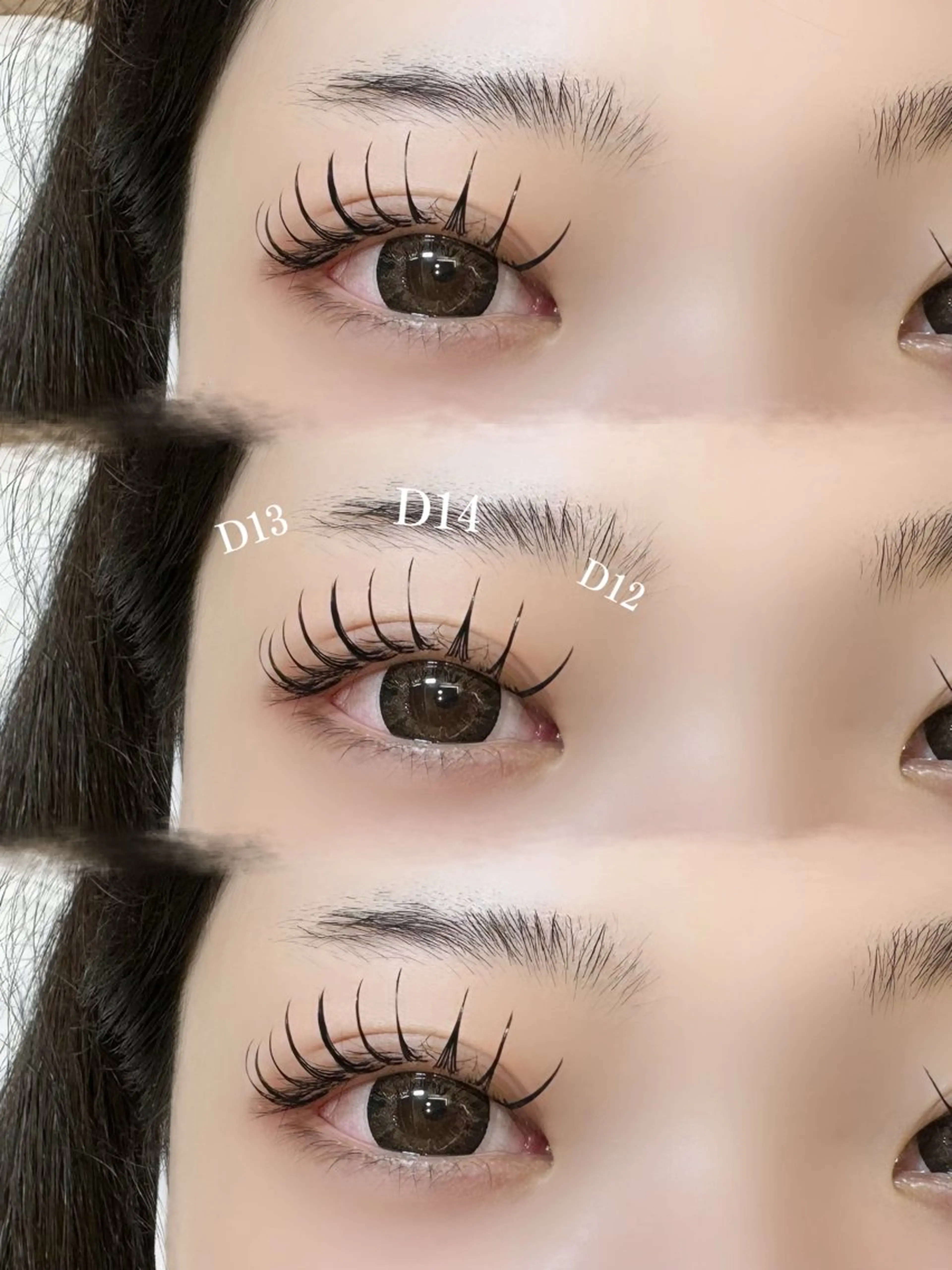 【🌷学生限定🌷】💎束感×モチ重視！ダブルフラットラッシュ120束💎(LEDグルー➕￥700変更🉑)の写真