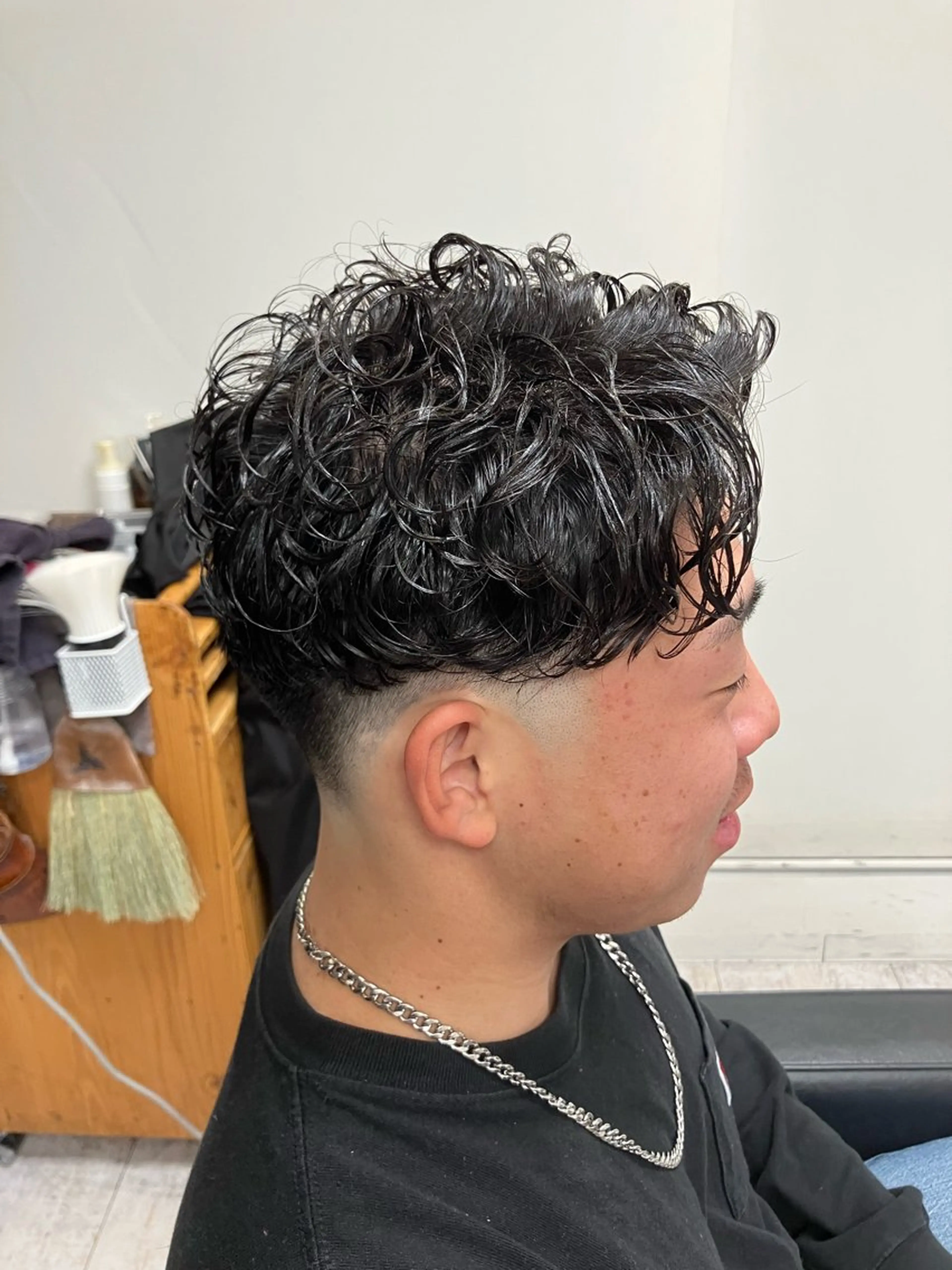 パーマ メンズ カット パーマ メンズ特化/パーマ/ フェードWATARUのヘアスタイル