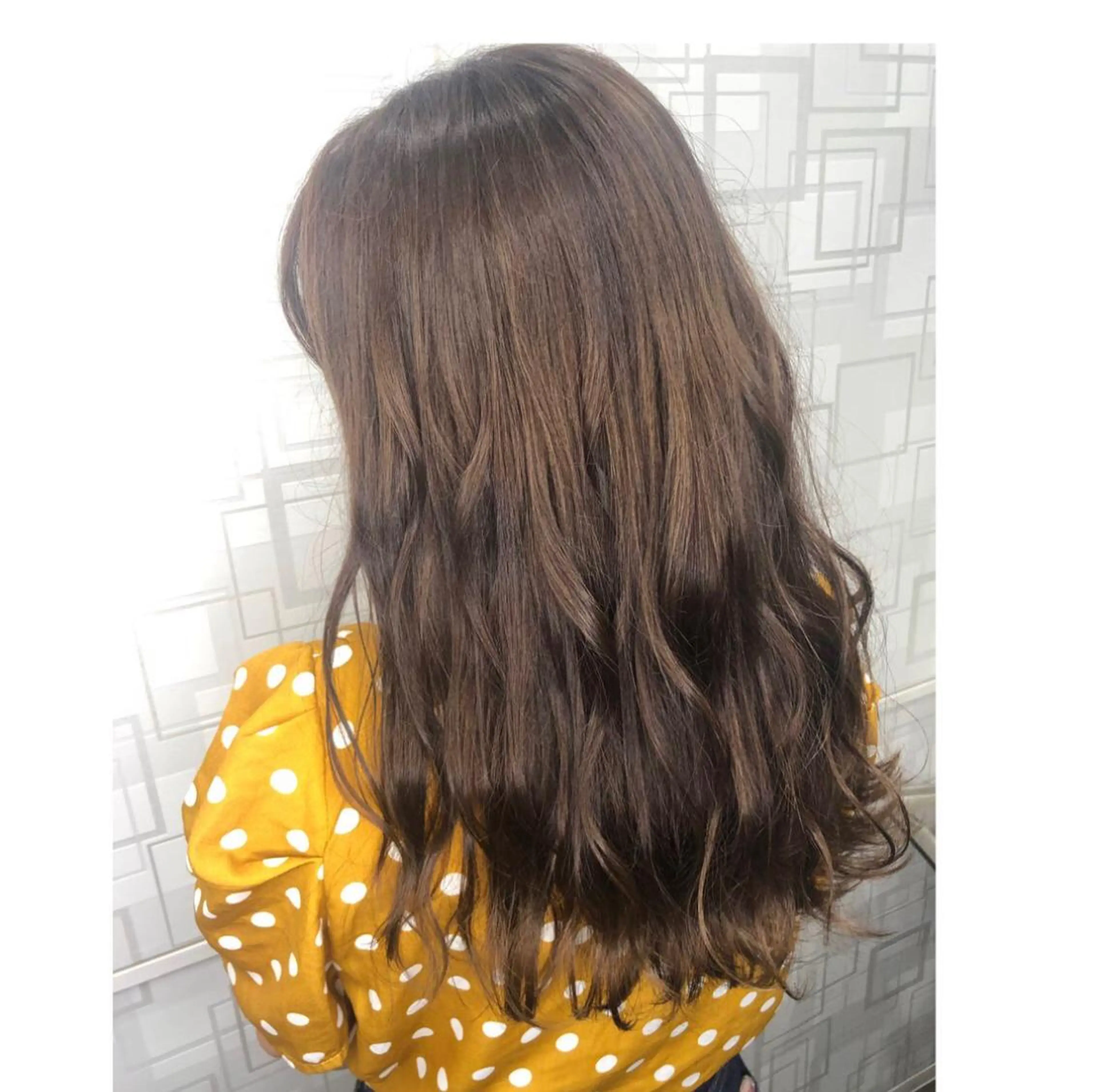 ロング カラー ヘアカラー トリートメント 韓国ヘア/レイヤー/ 暖色カラー/ Aiのヘアスタイル