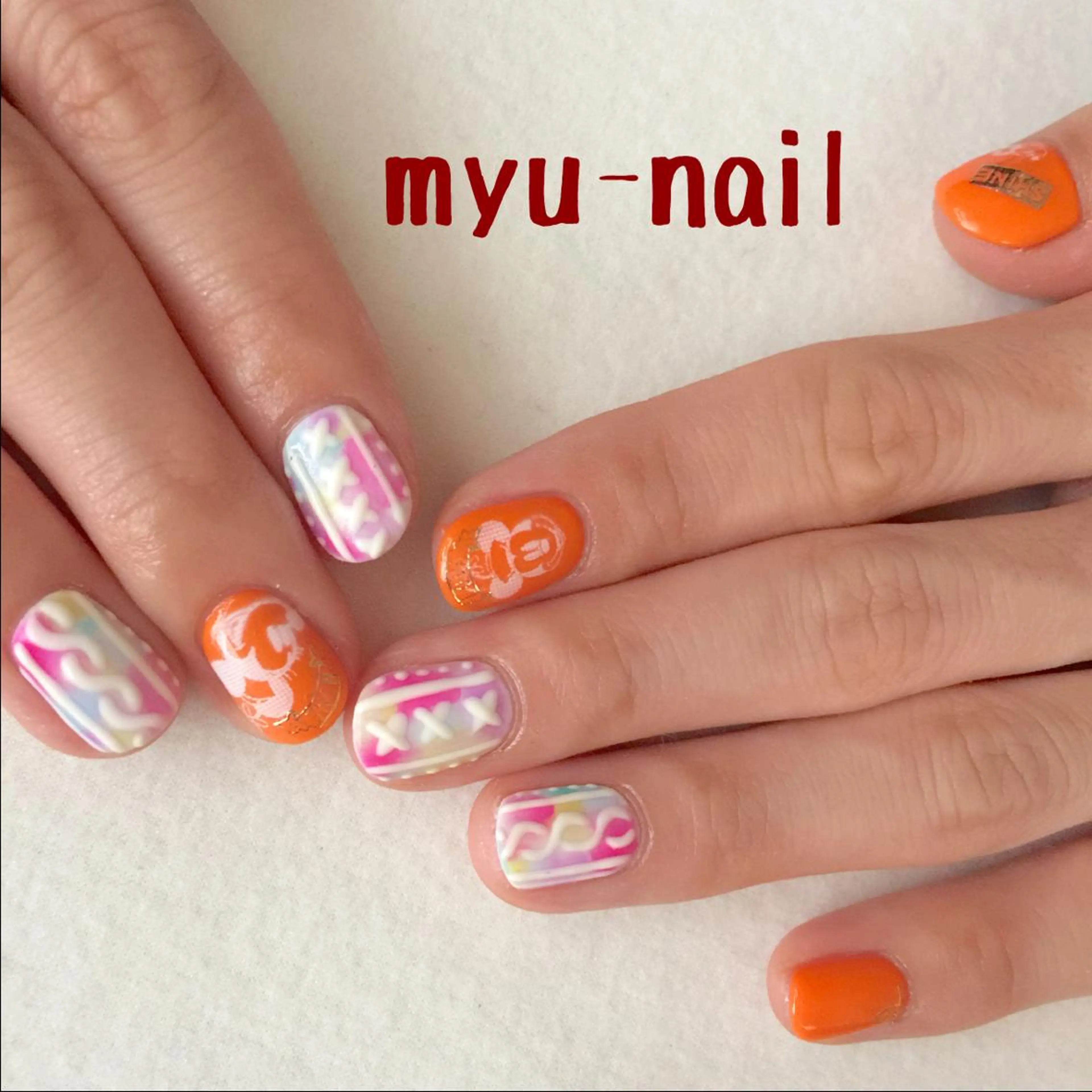 ネイル ハンドネイル ホームサロン myu-nailのネイルデザイン