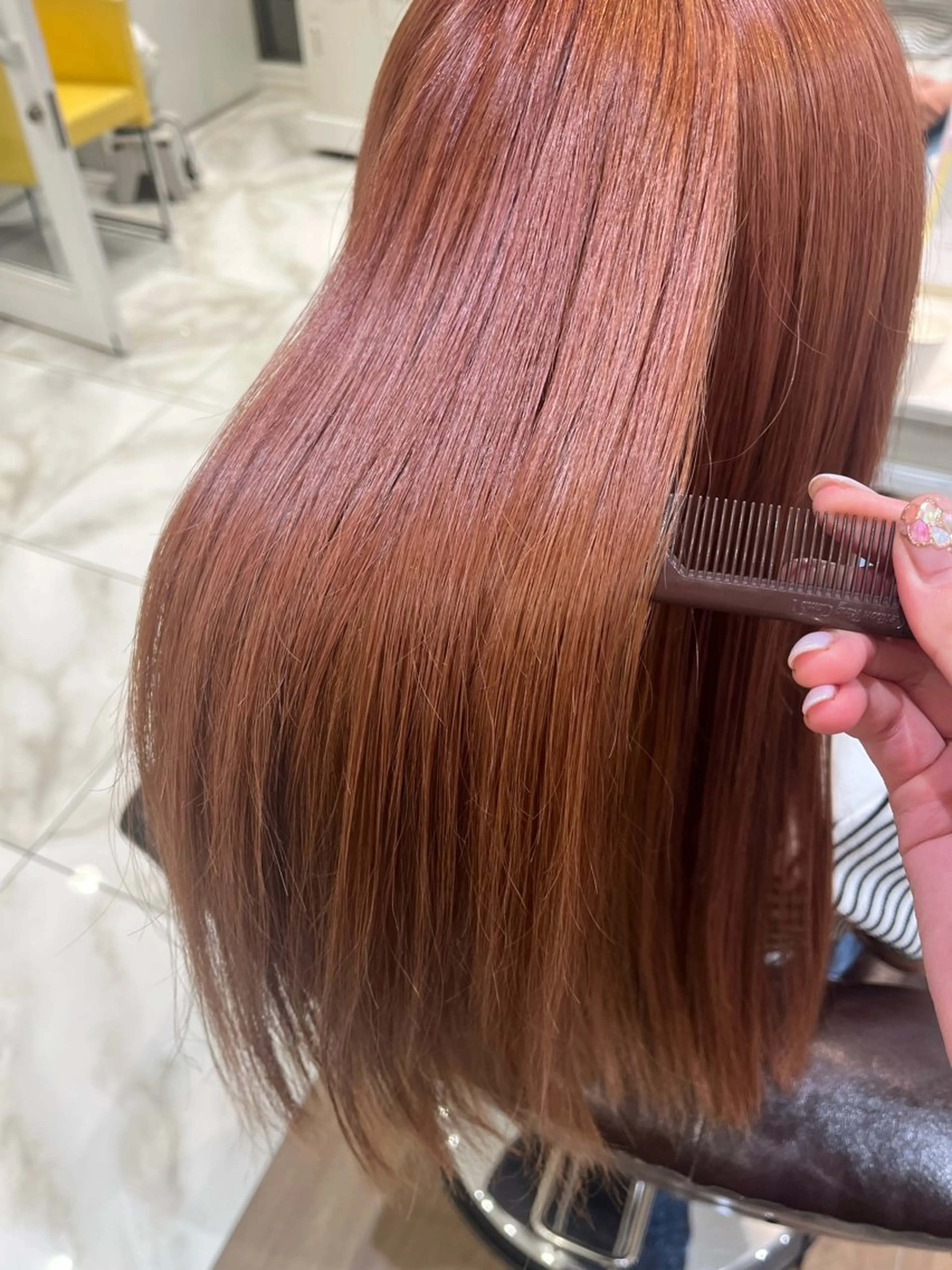 ロング 白髪染め /増田桃子のヘアスタイル