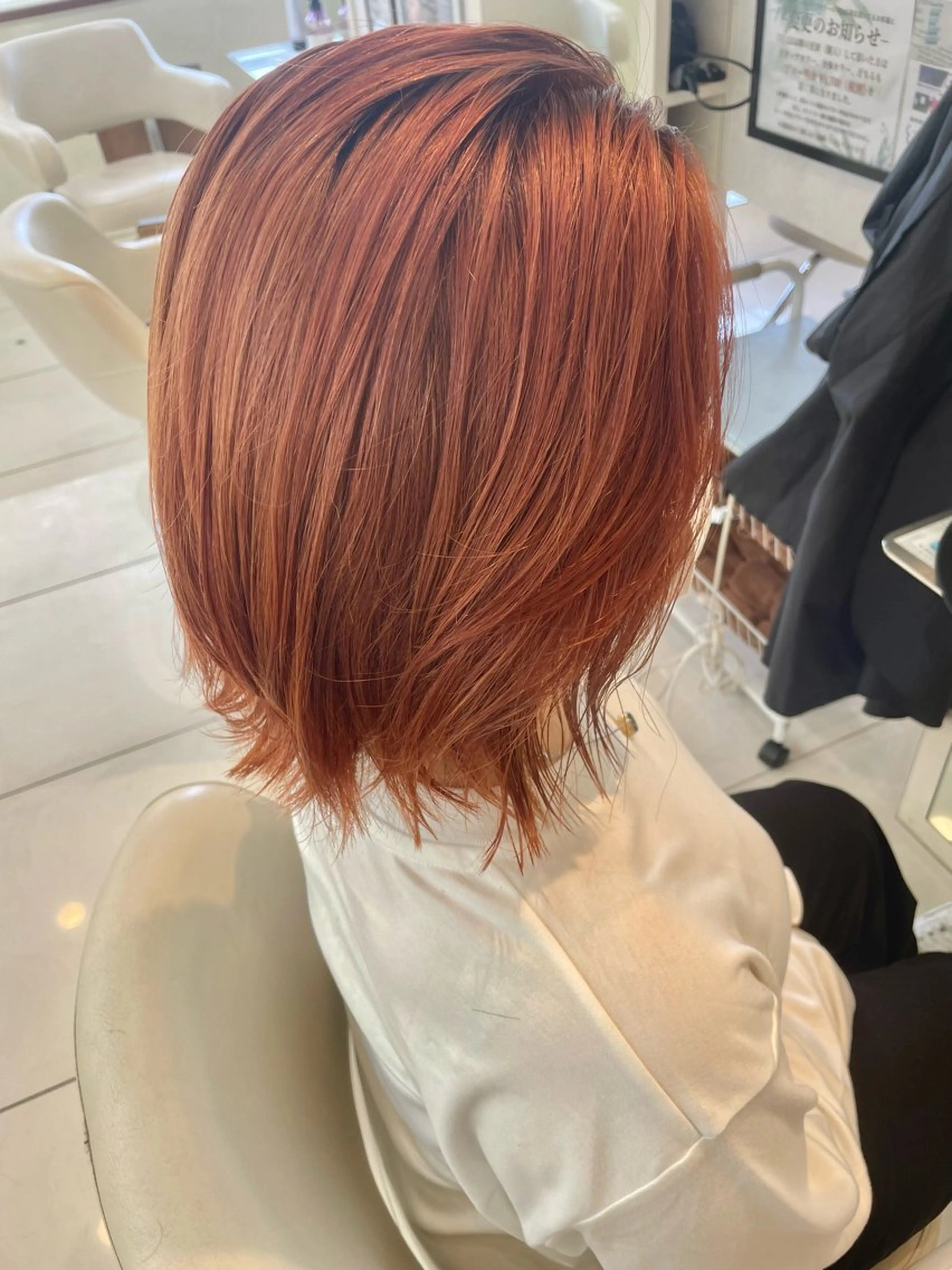 ミディアム カラー ヘアカラー ヤマグチ ユキナのヘアスタイル