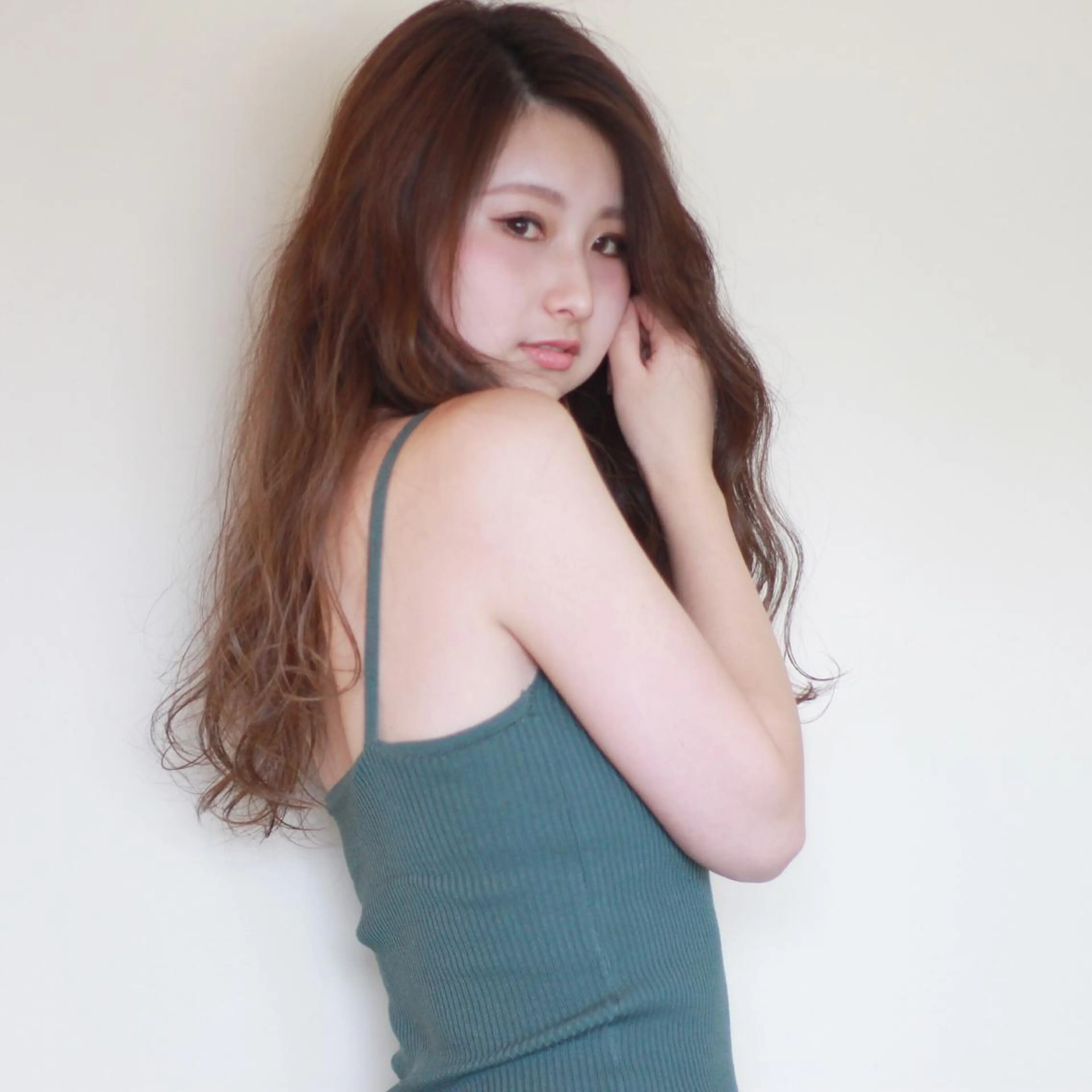 ロング カラー ロング 薬院:今泉/上川美幸 大人ヘア/暗髪カラーのヘアスタイル