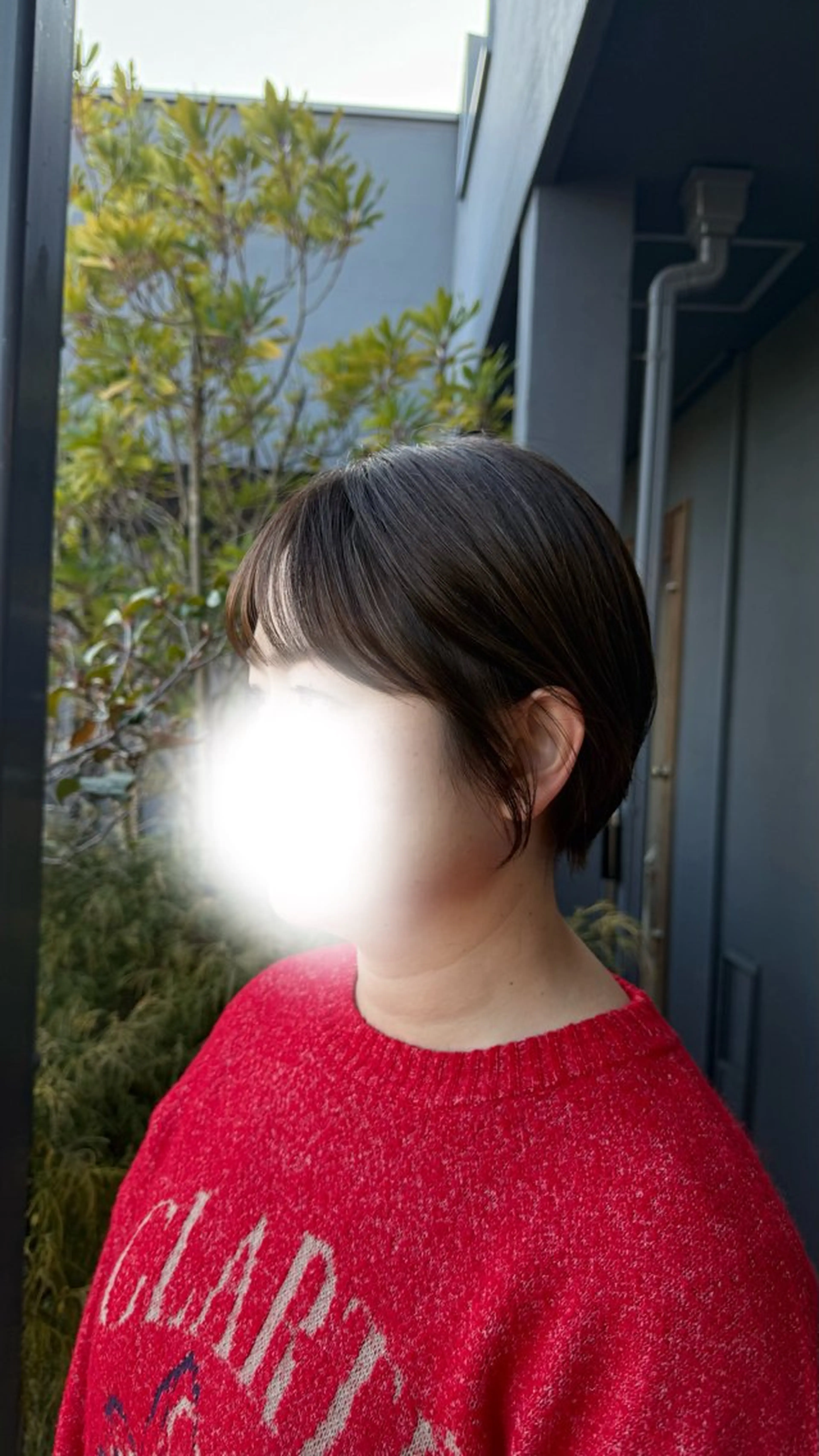 ショート カラー アッシュ ブラウンカラー 透明感カラー 顔周りカット おくれ毛 カット ヘアカラー 髪質改善/暖色カラー /レイヤーカット/翠のヘアスタイル