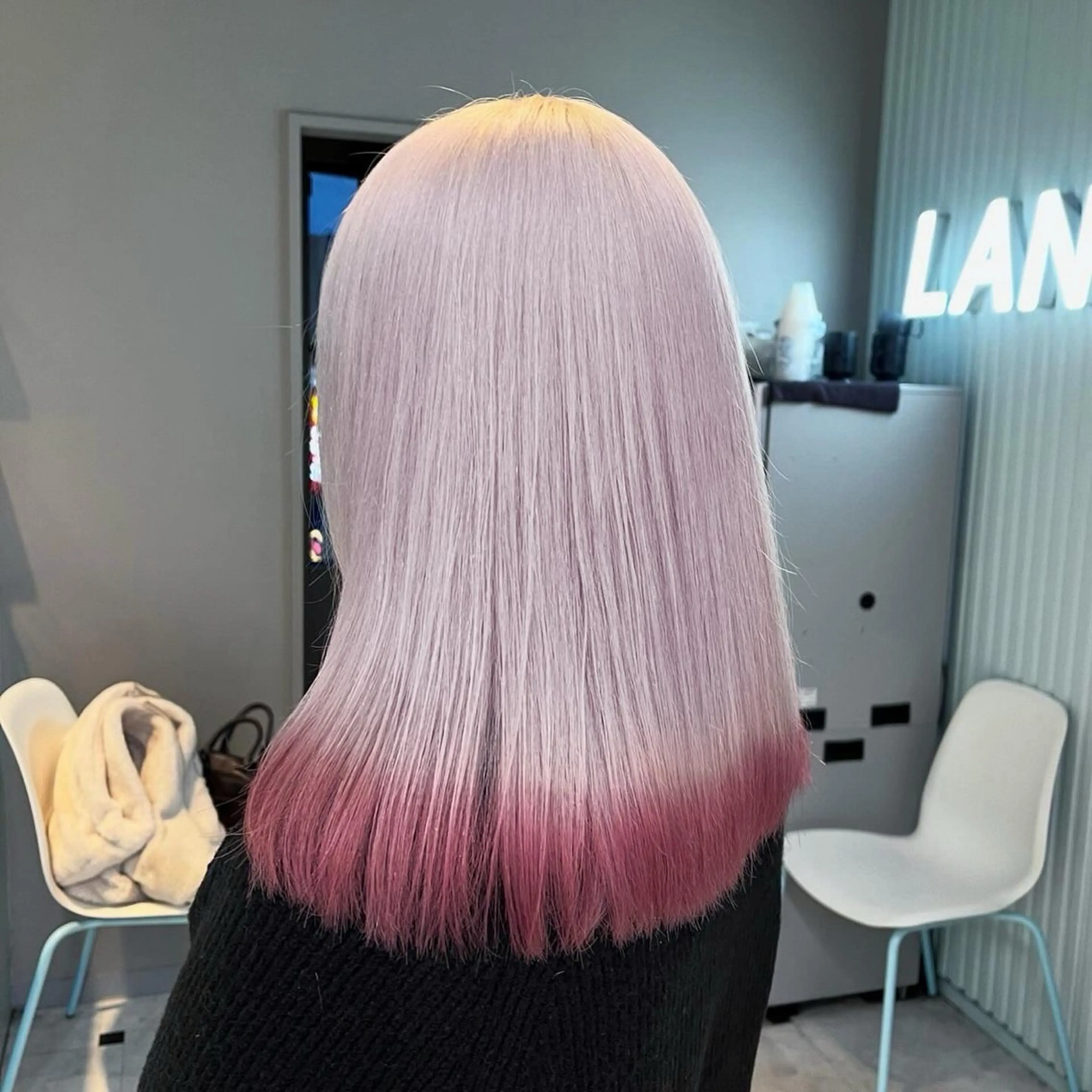 ミディアム カラー ヘアカラー トリートメント ブリーチカラー 🩵MIZUKIのヘアスタイル