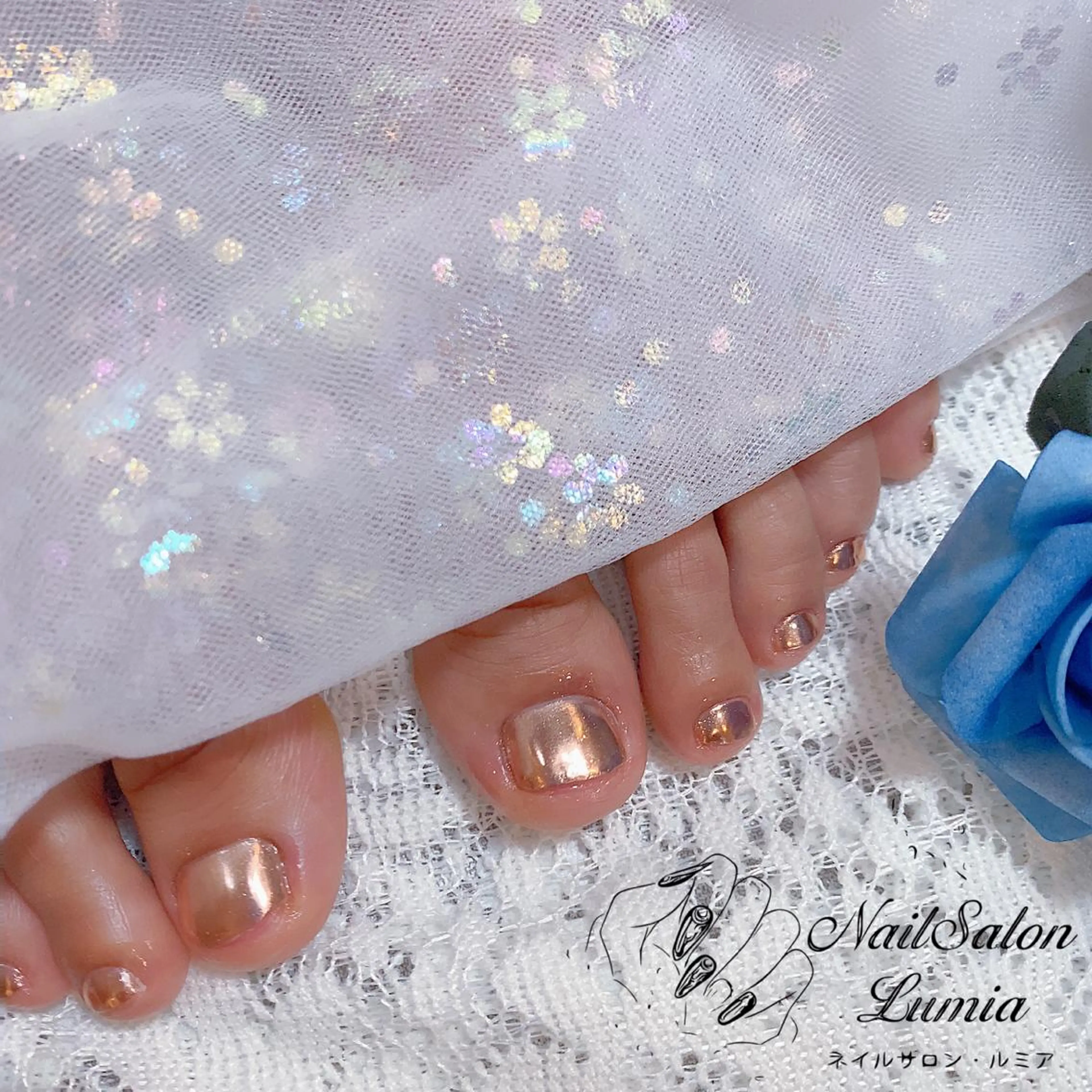 ネイル フットネイル ネイルサロン ルミア Lumia 店長のネイルデザイン