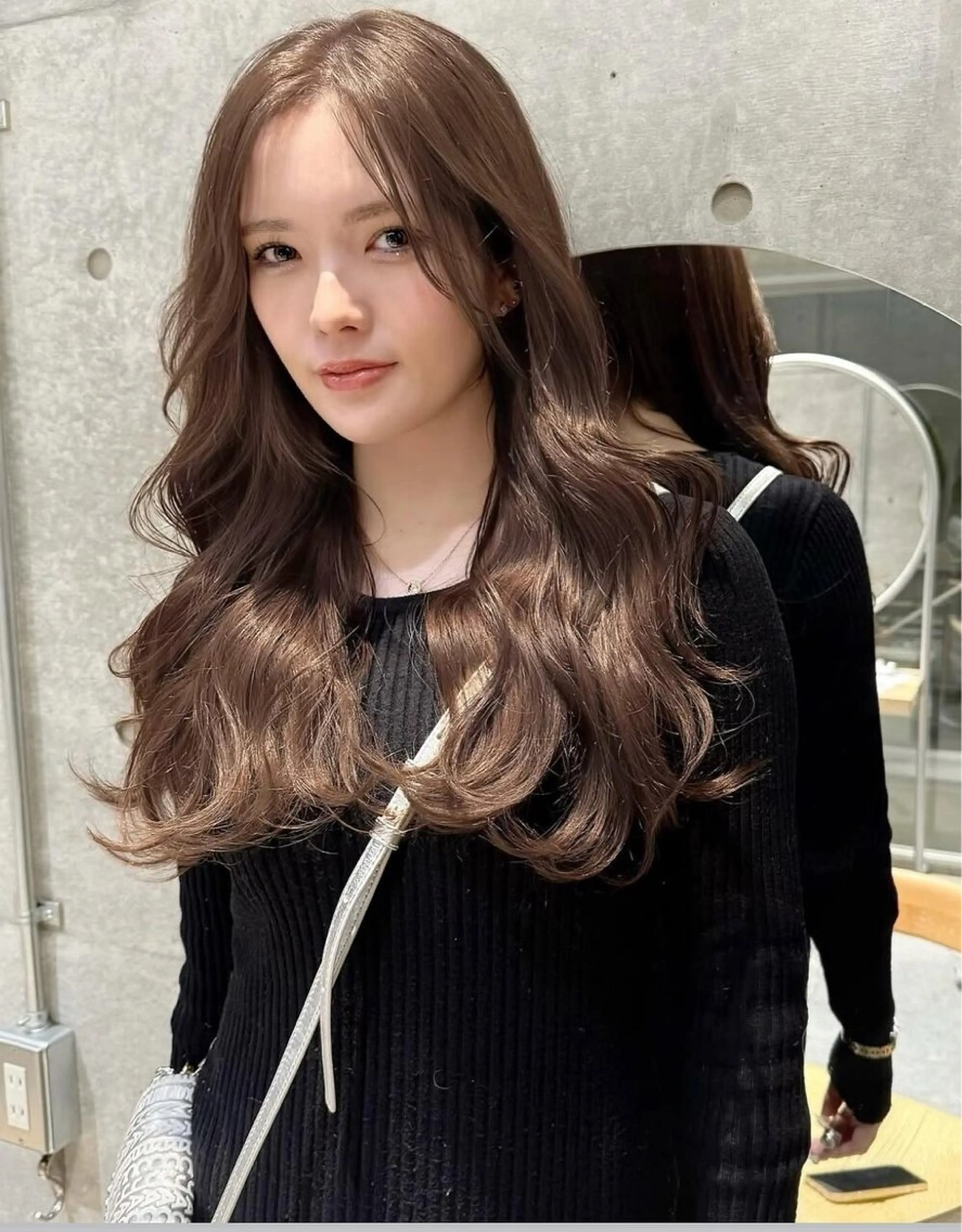 【人気No,2】《韓国で話題》#水光肌カラー+カット＋2stepTRの写真