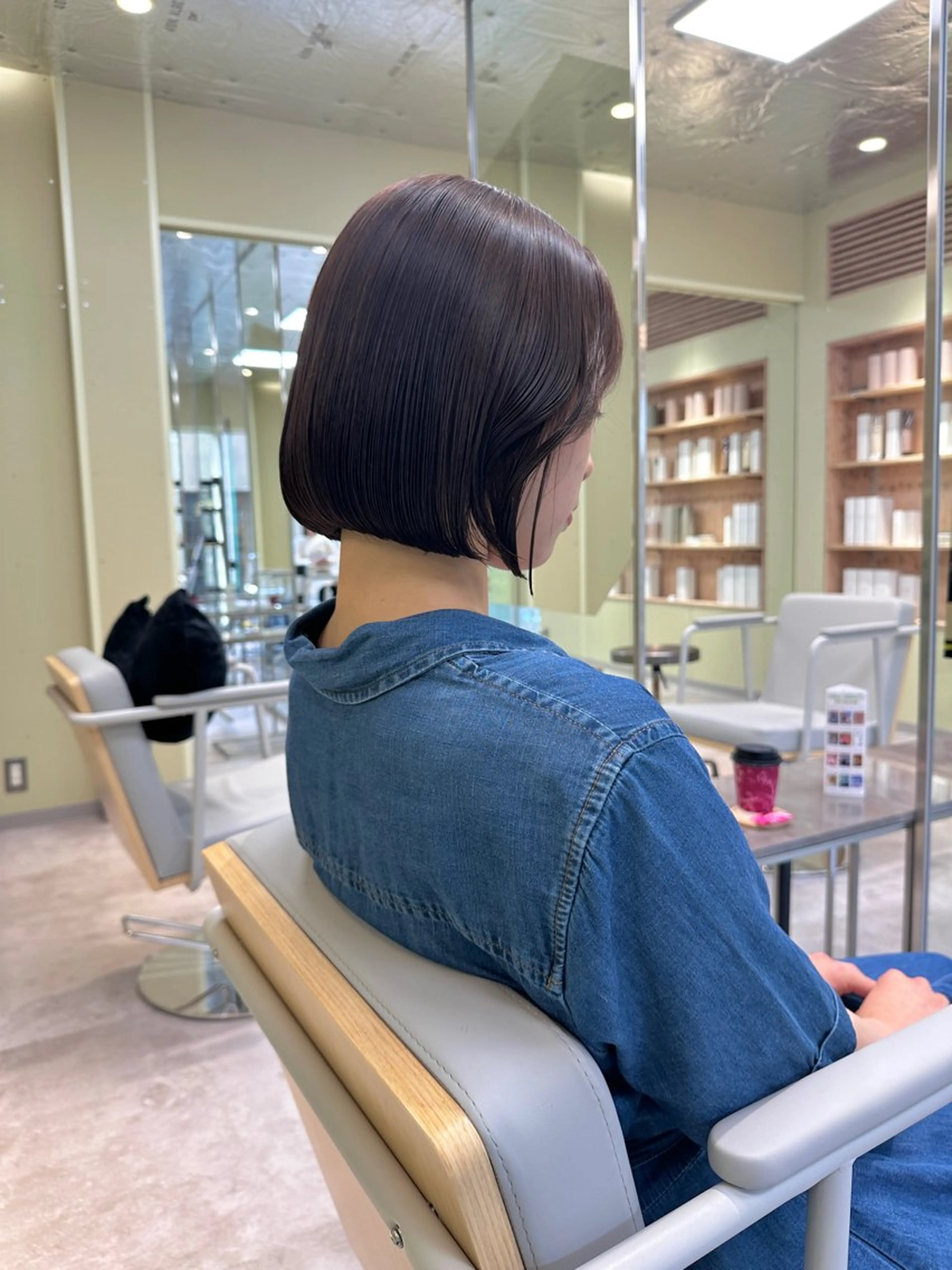 ショート ボブ/ぱつっとボブ/ 谷口 海星のヘアスタイル