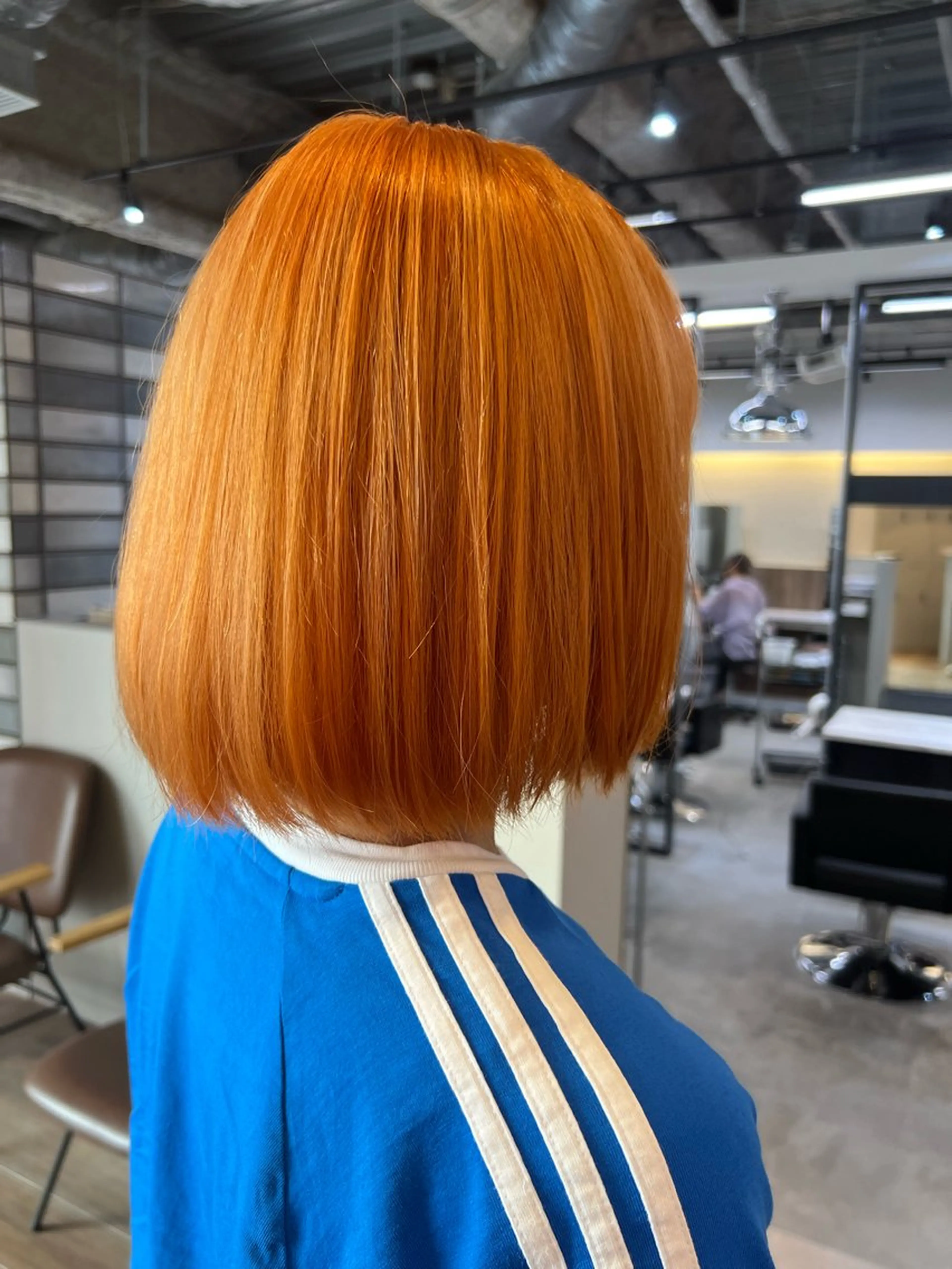 ミディアム 赤み消しカラー✳️ 井上明日翔💫のヘアスタイル