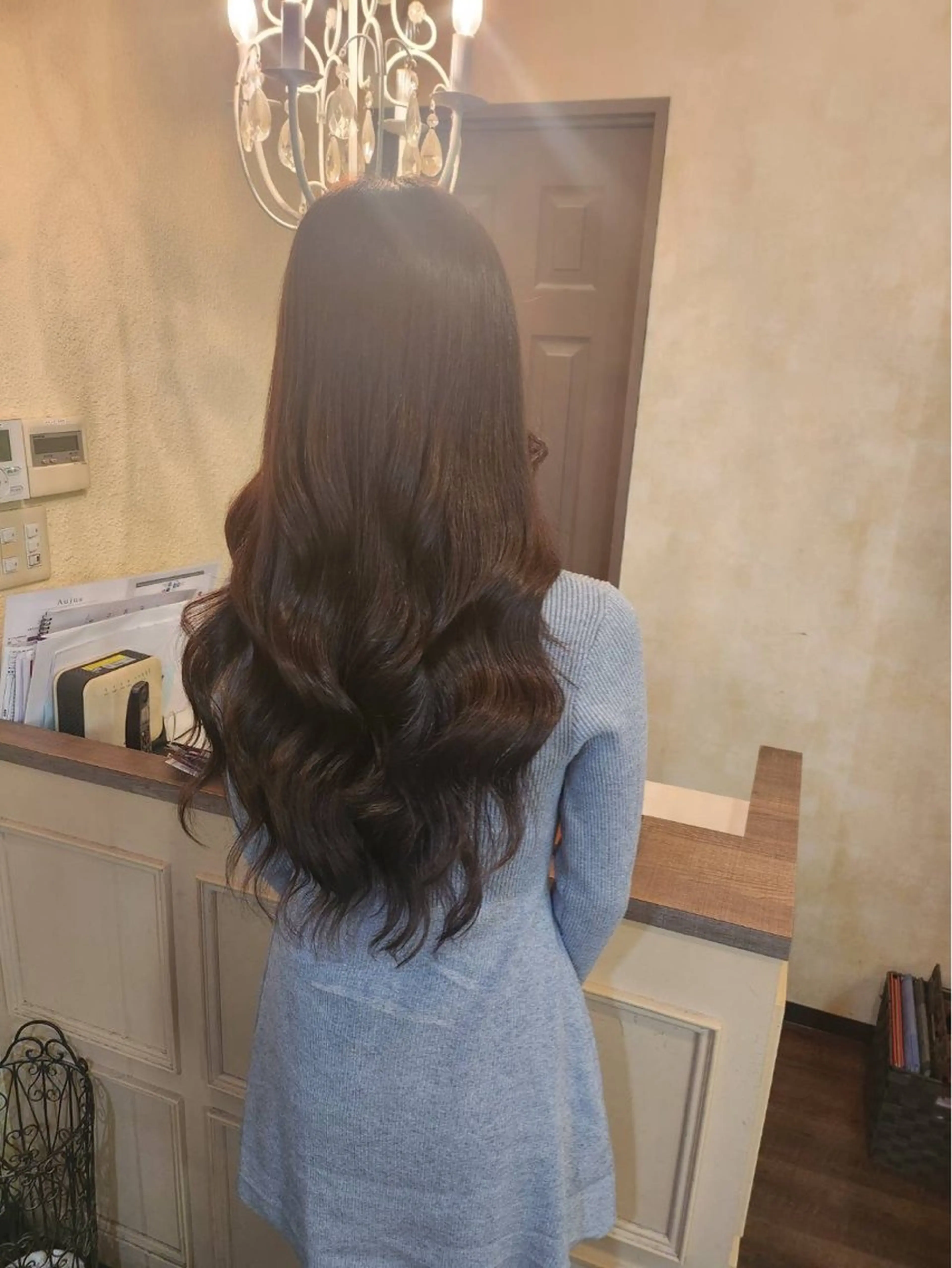 ロング ヘアアレンジ シールエクステ エクステ ロング カット エクステ MagicMush ✴︎シールエクステのヘアスタイル