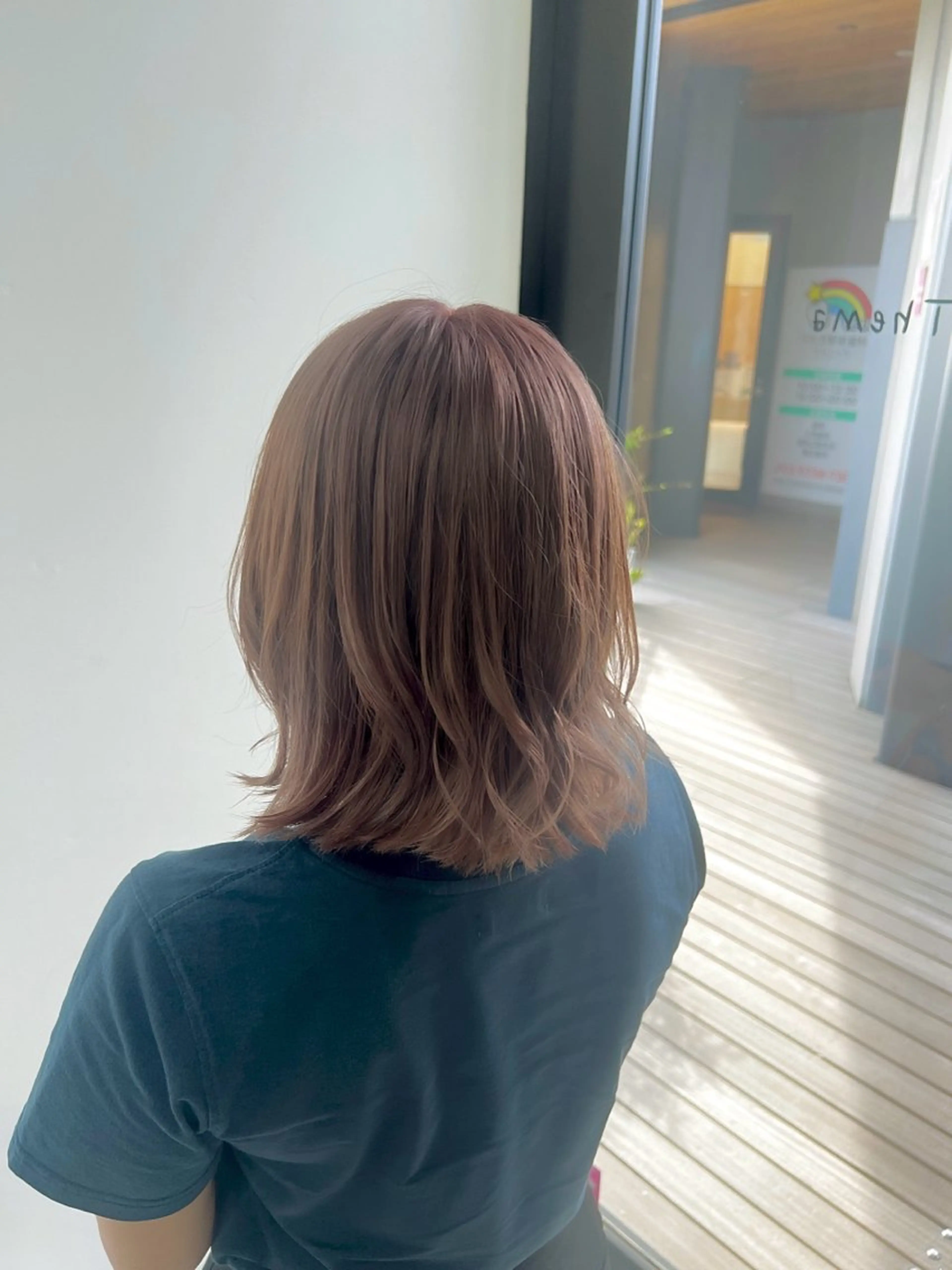 ロング カラー ベージュカラー ブリーチ ヘーゼル 透明感/血色カラー/ 似合せレイヤー/ゆいのヘアスタイル