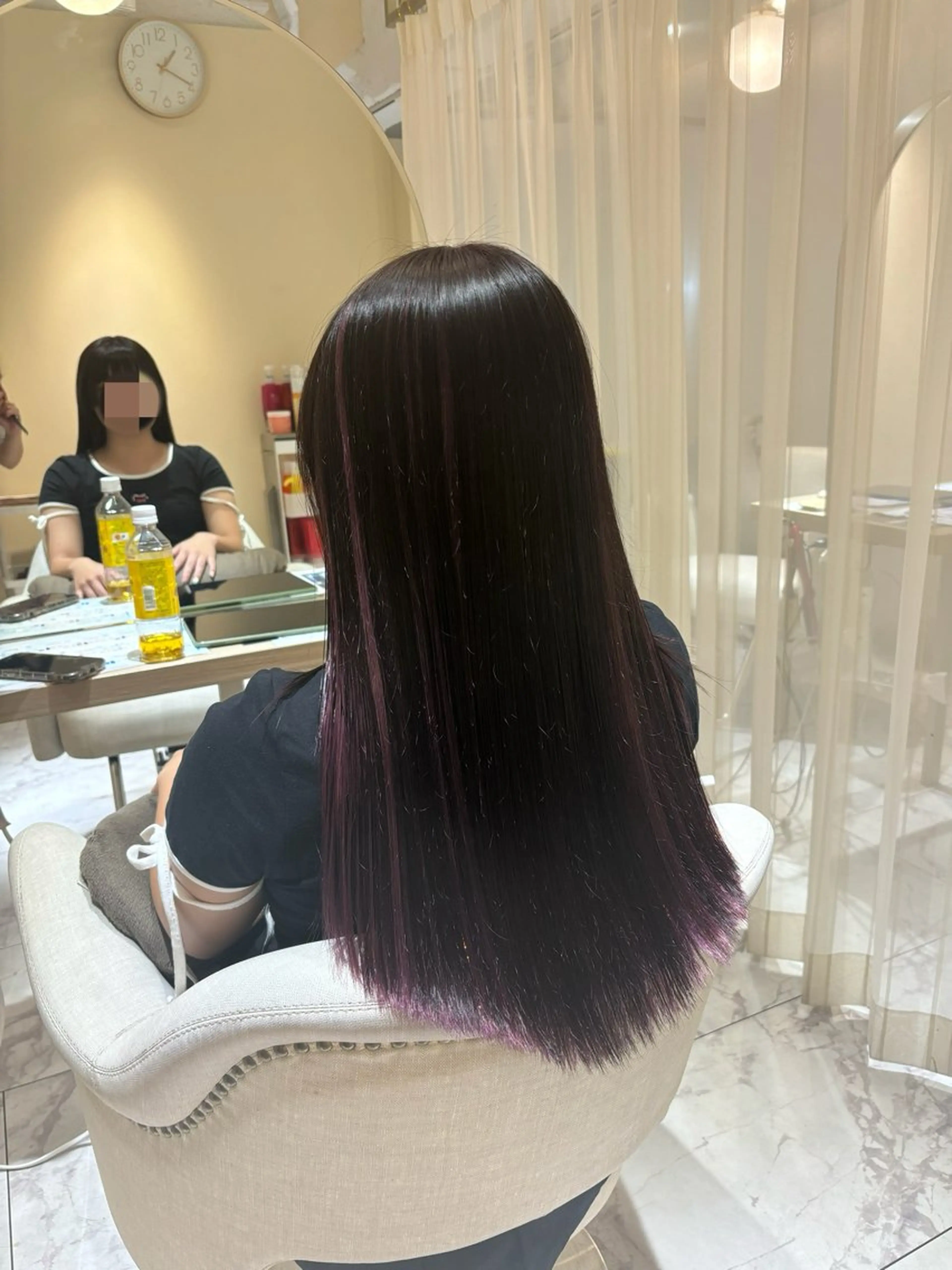 ロング カラー ピンクカラー ピンクパープル パープルカラー ヘアカラー 🫧日吉/髪質改善/ 上原ちえみ🫧のヘアスタイル