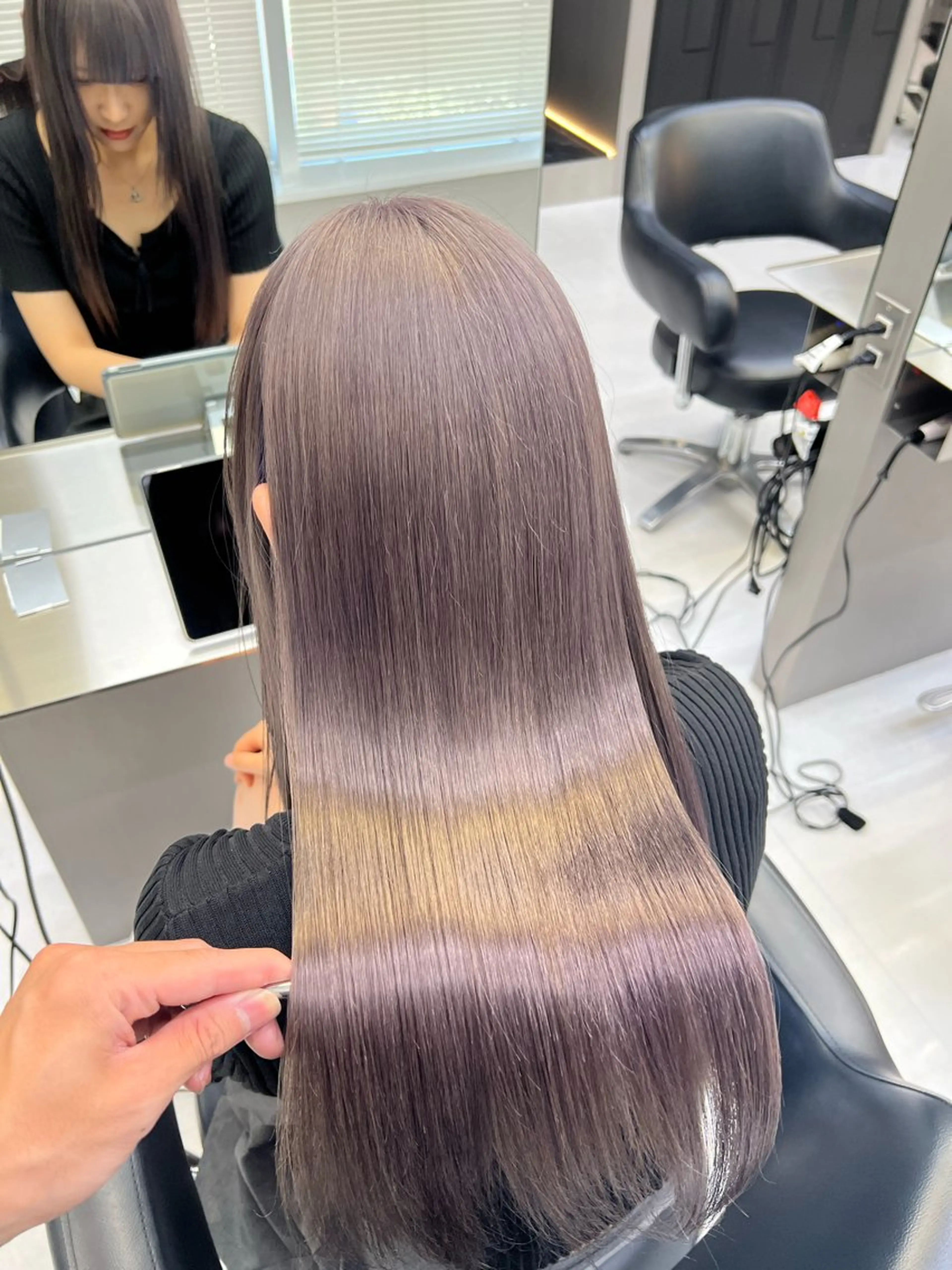 ロング カラー カット ヘアカラー トリートメント みつゆ 表参道/原宿のヘアスタイル