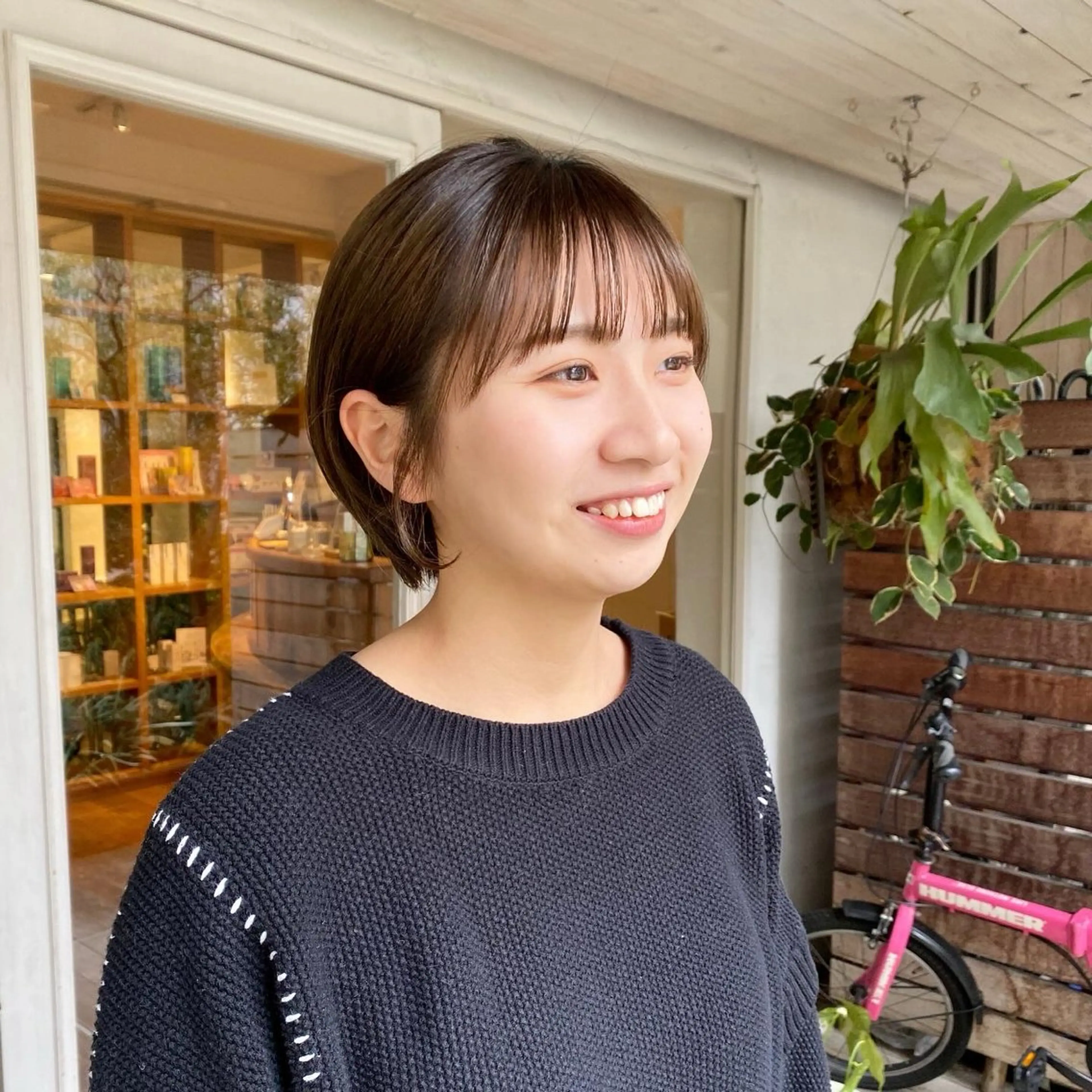 ショート ヘアアレンジ BELLA阿部野 TOMOMIのヘアスタイル