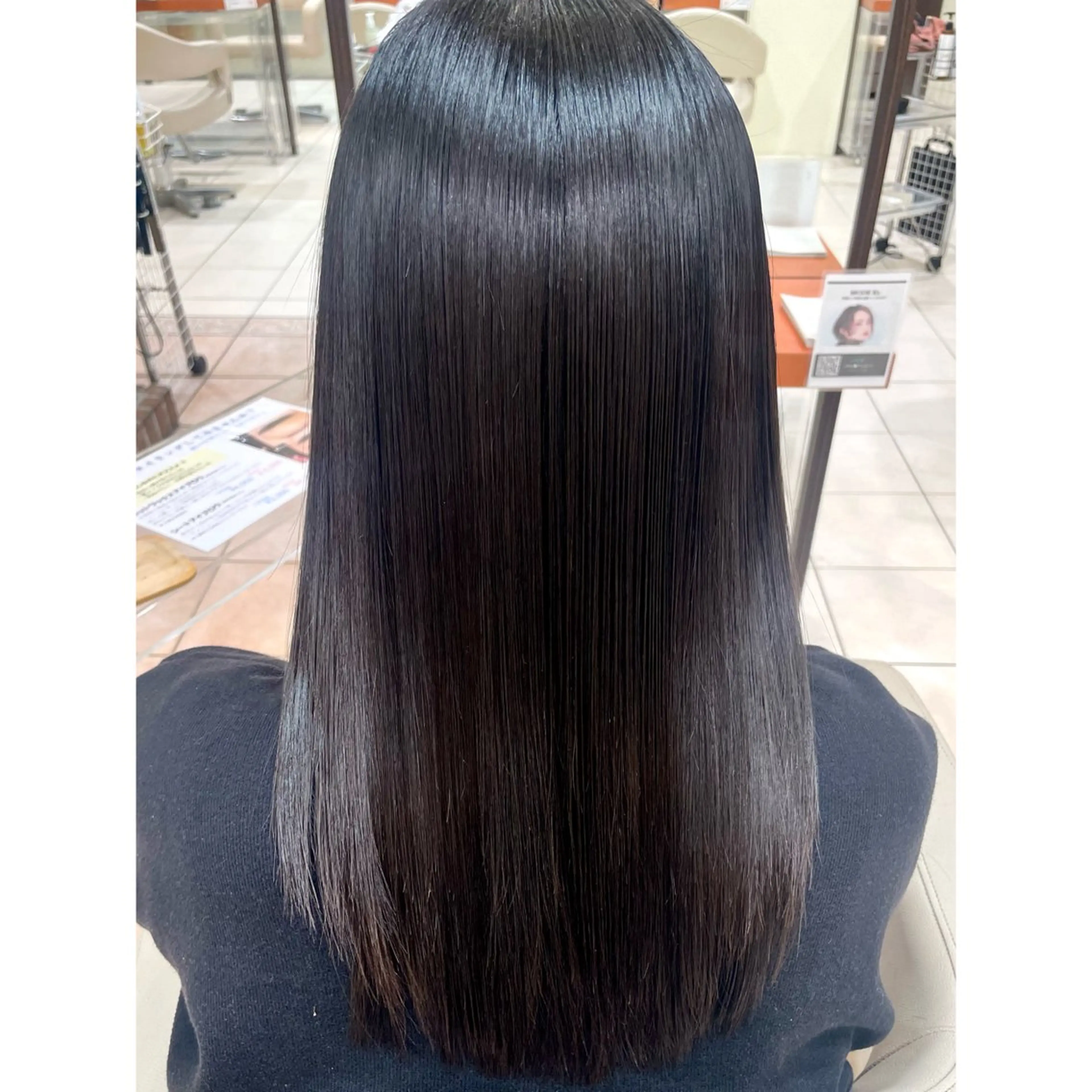 【✨大人気✨】髪質改善美髪酸性ストレート＋ケアトリートメント￥13200の写真