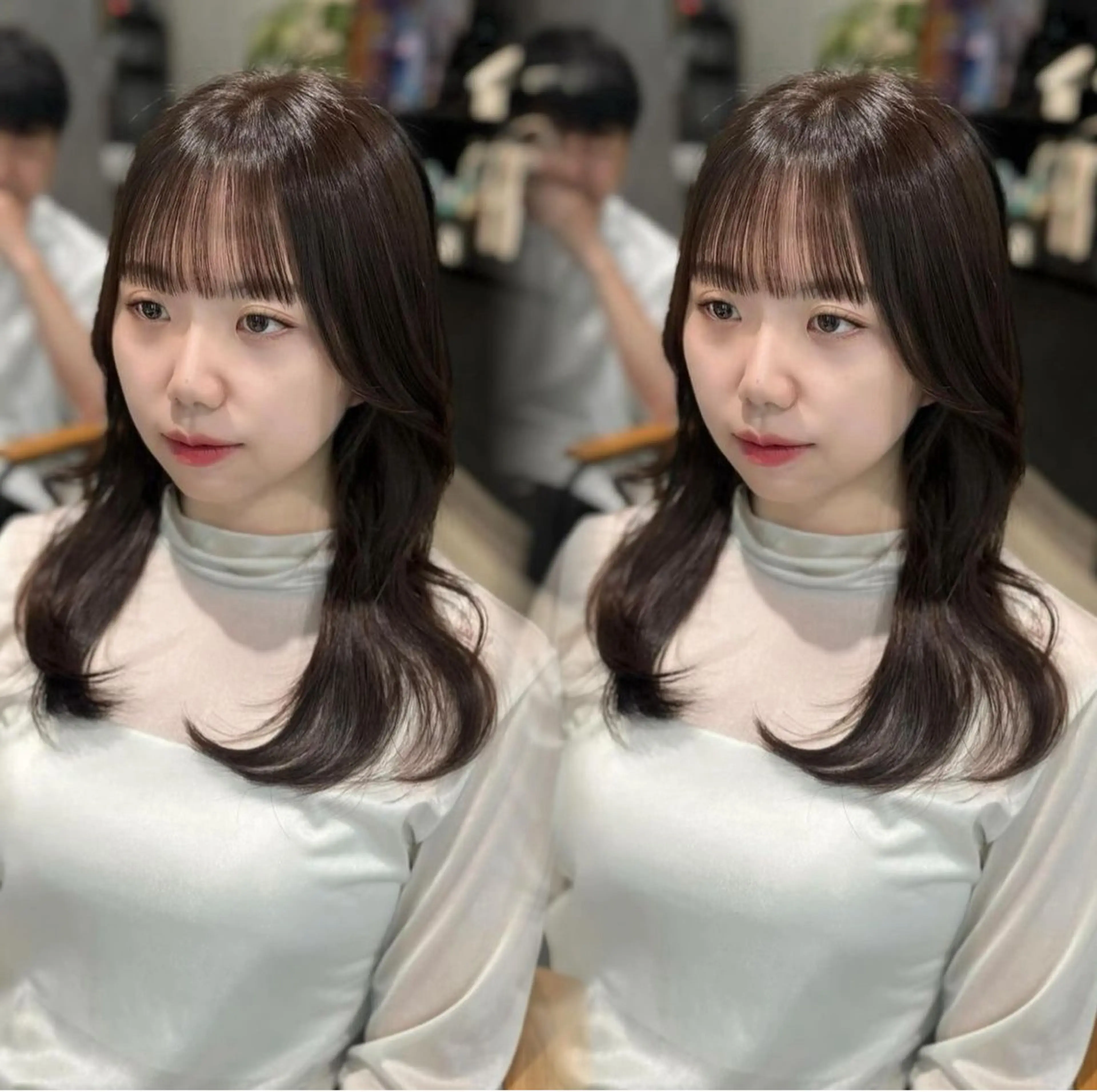 【平日限定】 透明感カラー+顔周りカット 🎀の写真