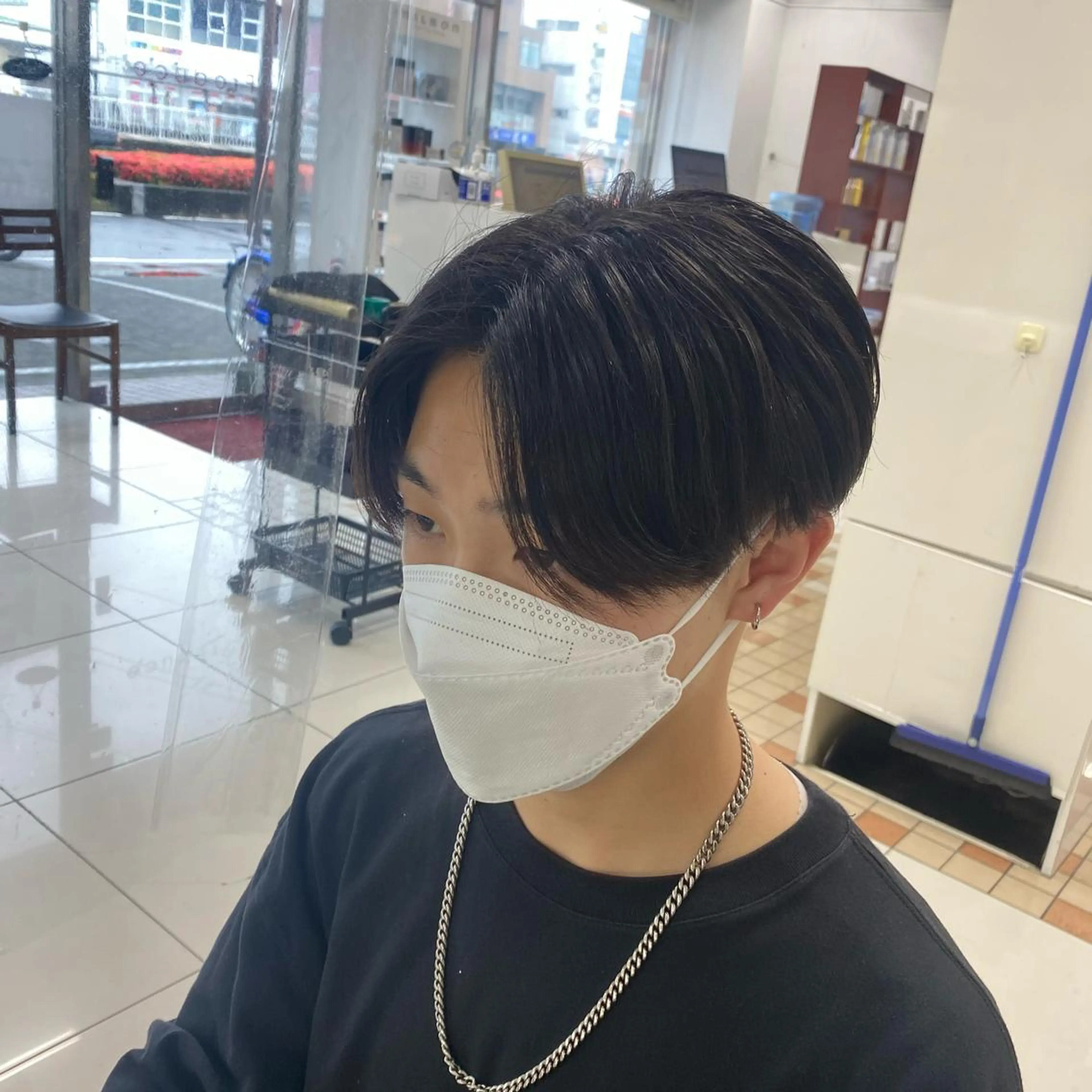 ショート メンズ メンズパーマ/ メッシュ😎タクミのヘアスタイル