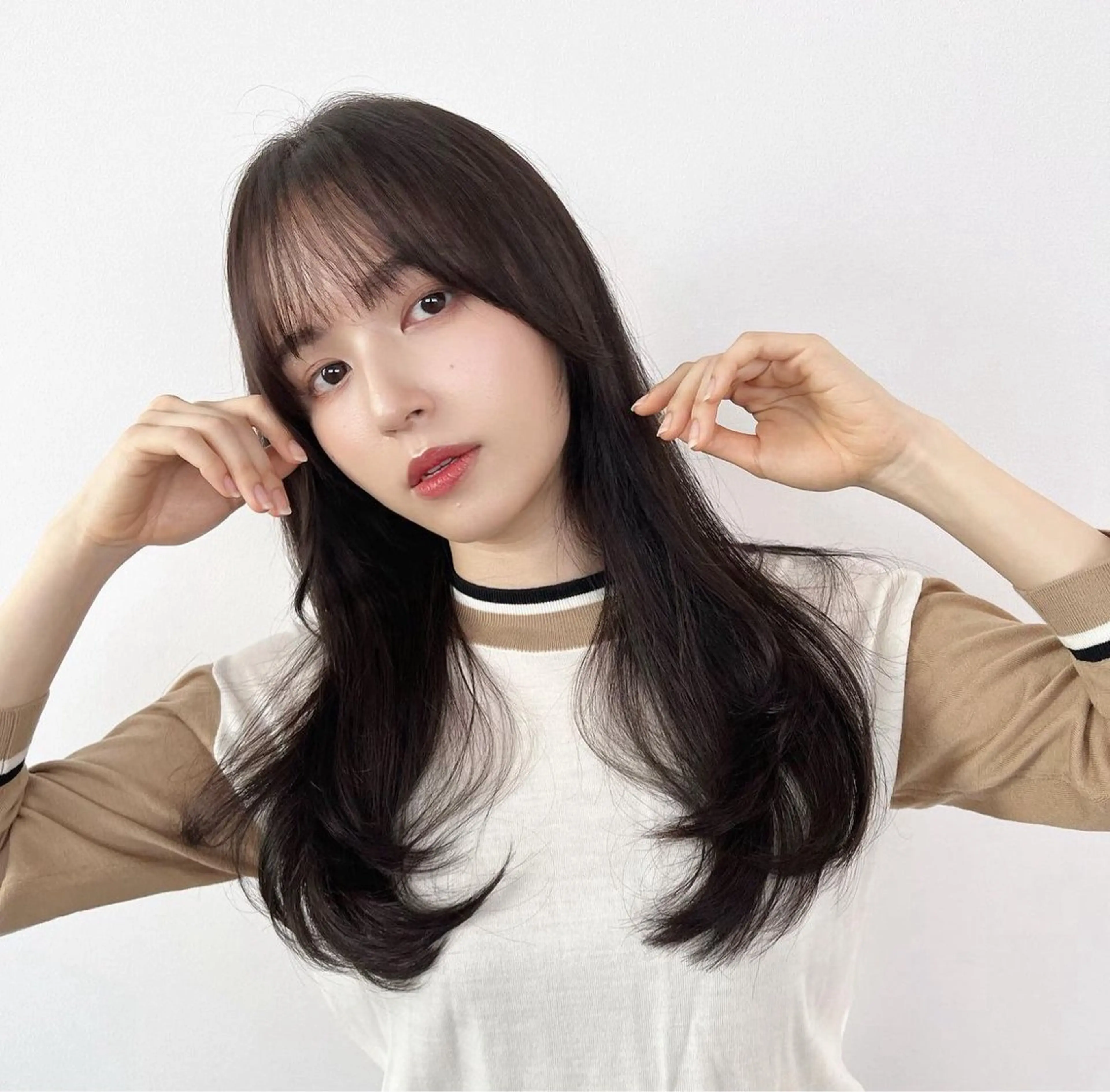 セミロング 美髪×縮毛矯正 水上真由美😘のヘアスタイル