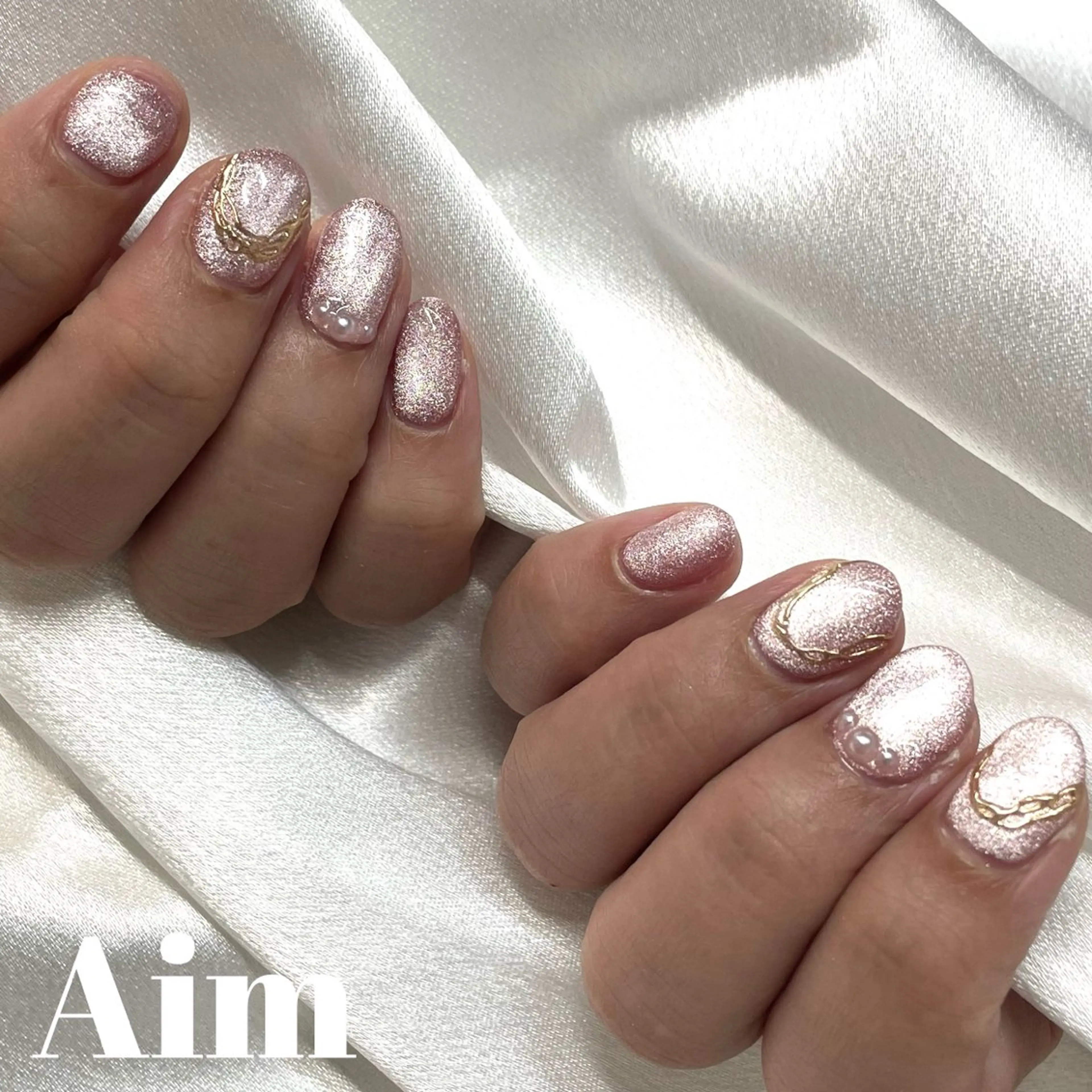 ネイル ハンドネイル ネイルサロンAim河原町[ヘアセット　ヘアエクステ　着付　専門店]所属・Aim🌿 kanaのネイルデザイン